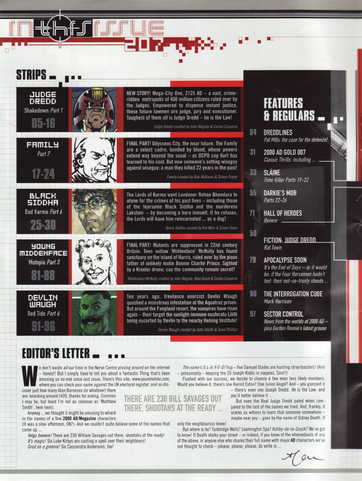 Judge Dredd Megazine (Vol. 5) issue 207 - Page 2