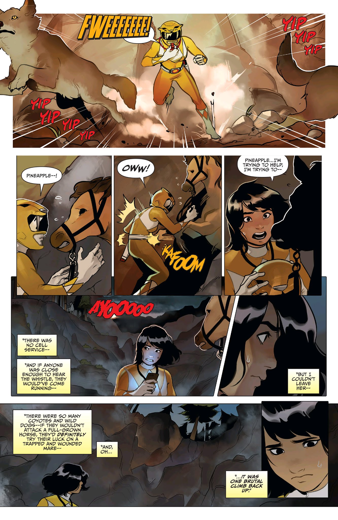 Read online Saban's Go Go Power Rangers: Back To School comic -  Issue # Full - 17