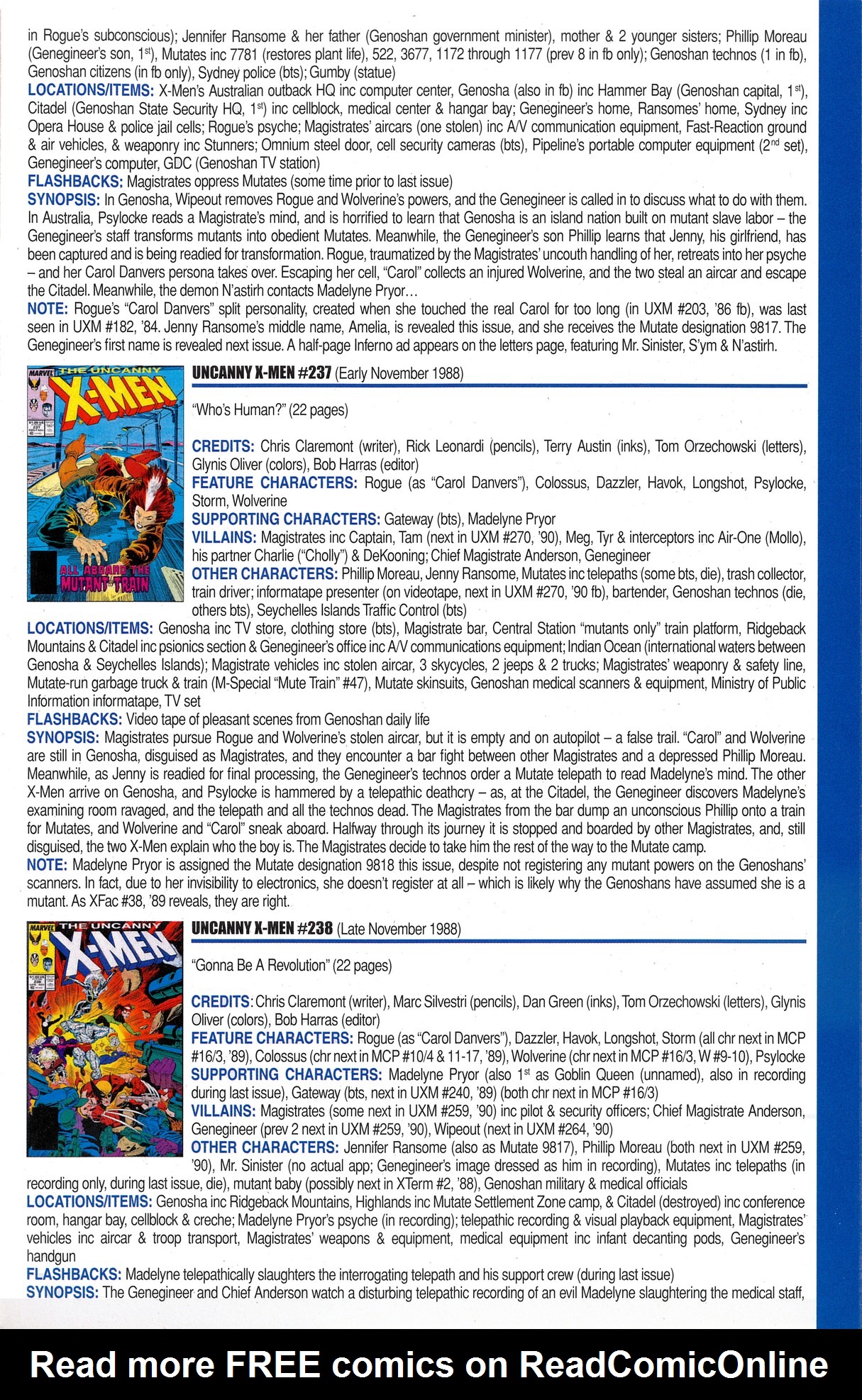 Read online Official Index to the Marvel Universe comic -  Issue #6 - 49