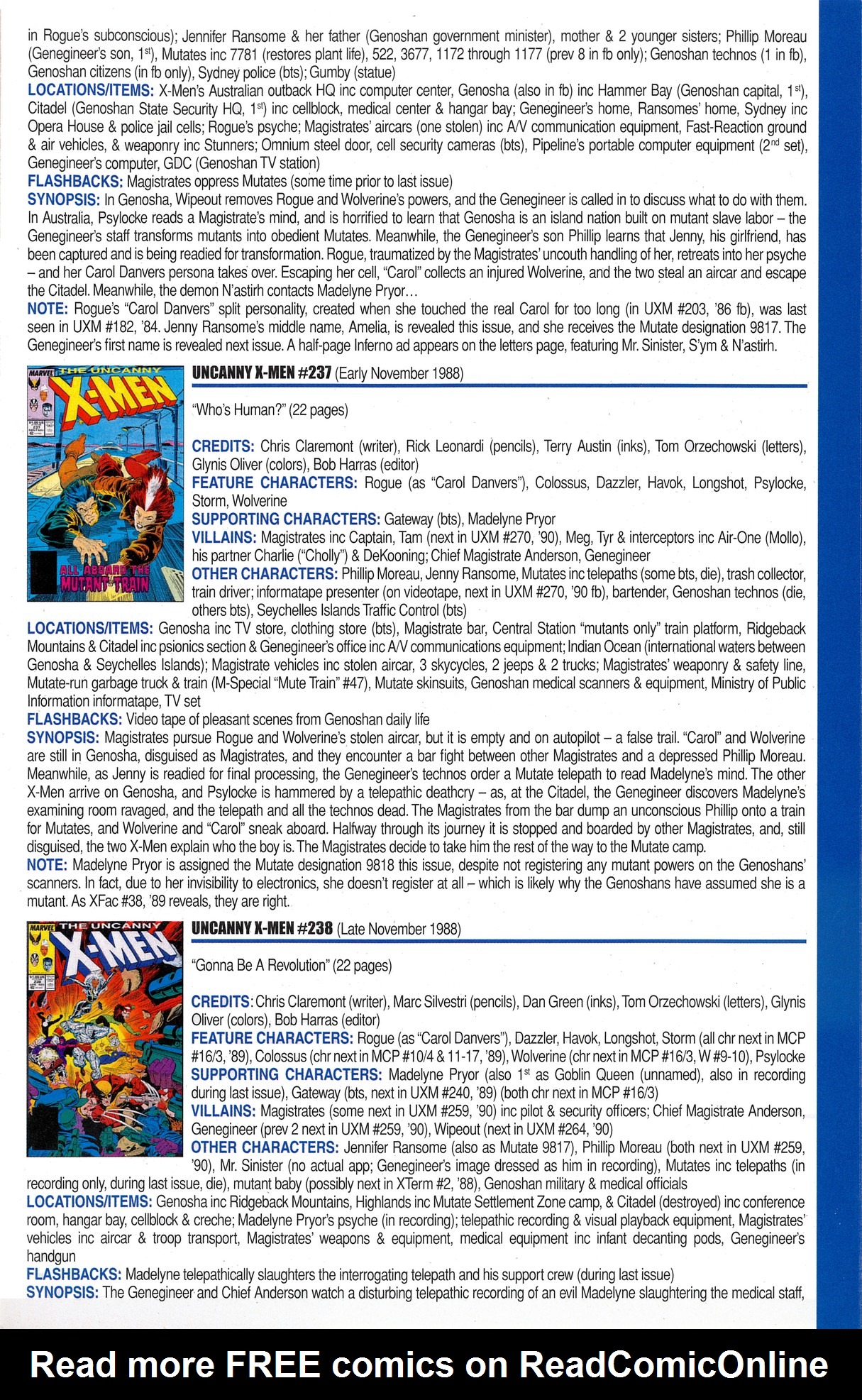 Read online Official Index to the Marvel Universe comic -  Issue #6 - 49
