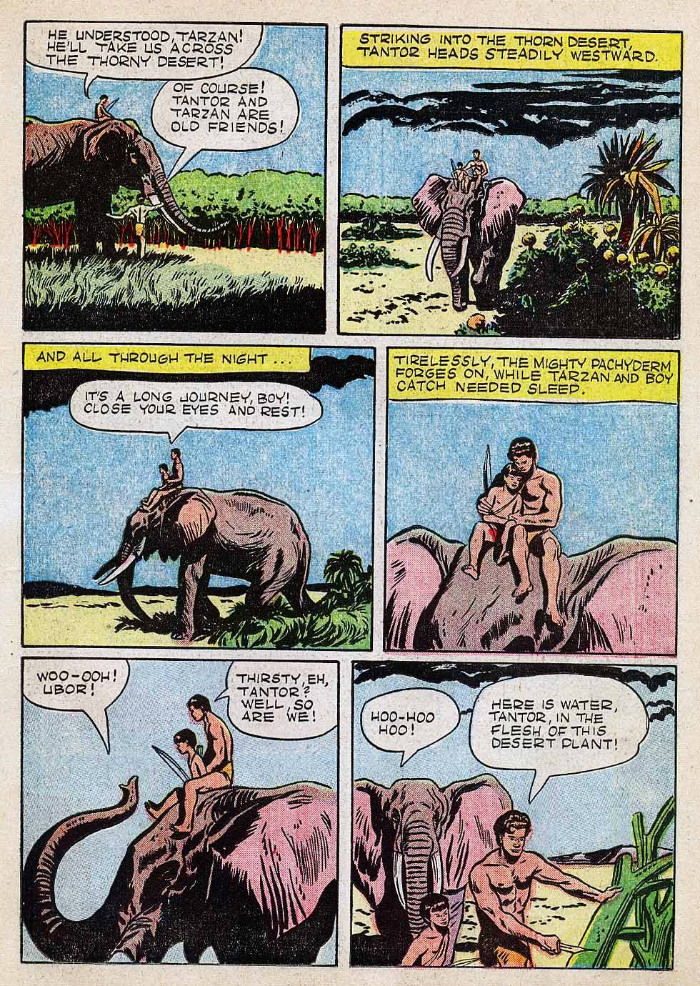 Read online Tarzan (1948) comic -  Issue #6 - 11