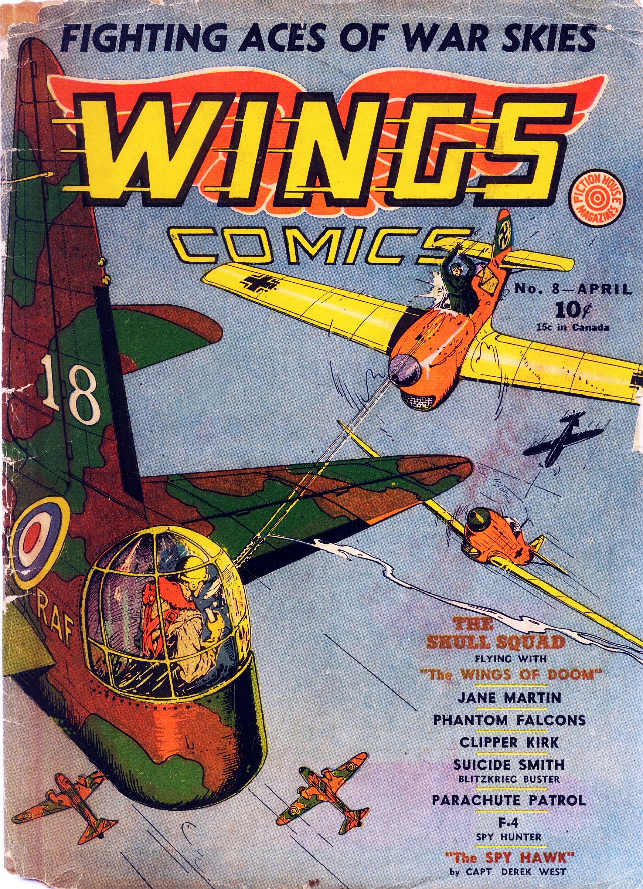Read online Wings Comics comic -  Issue #8 - 1