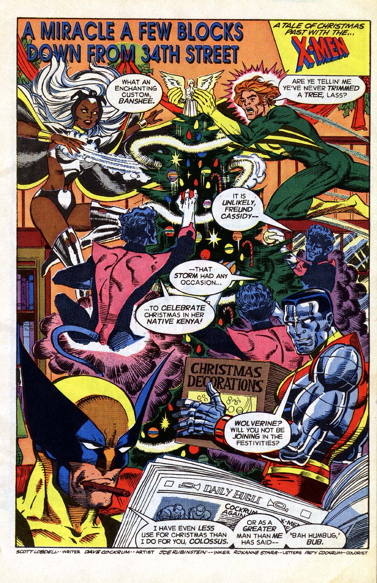 Read online Marvel Holiday Special (1991) comic -  Issue #1991 - 4