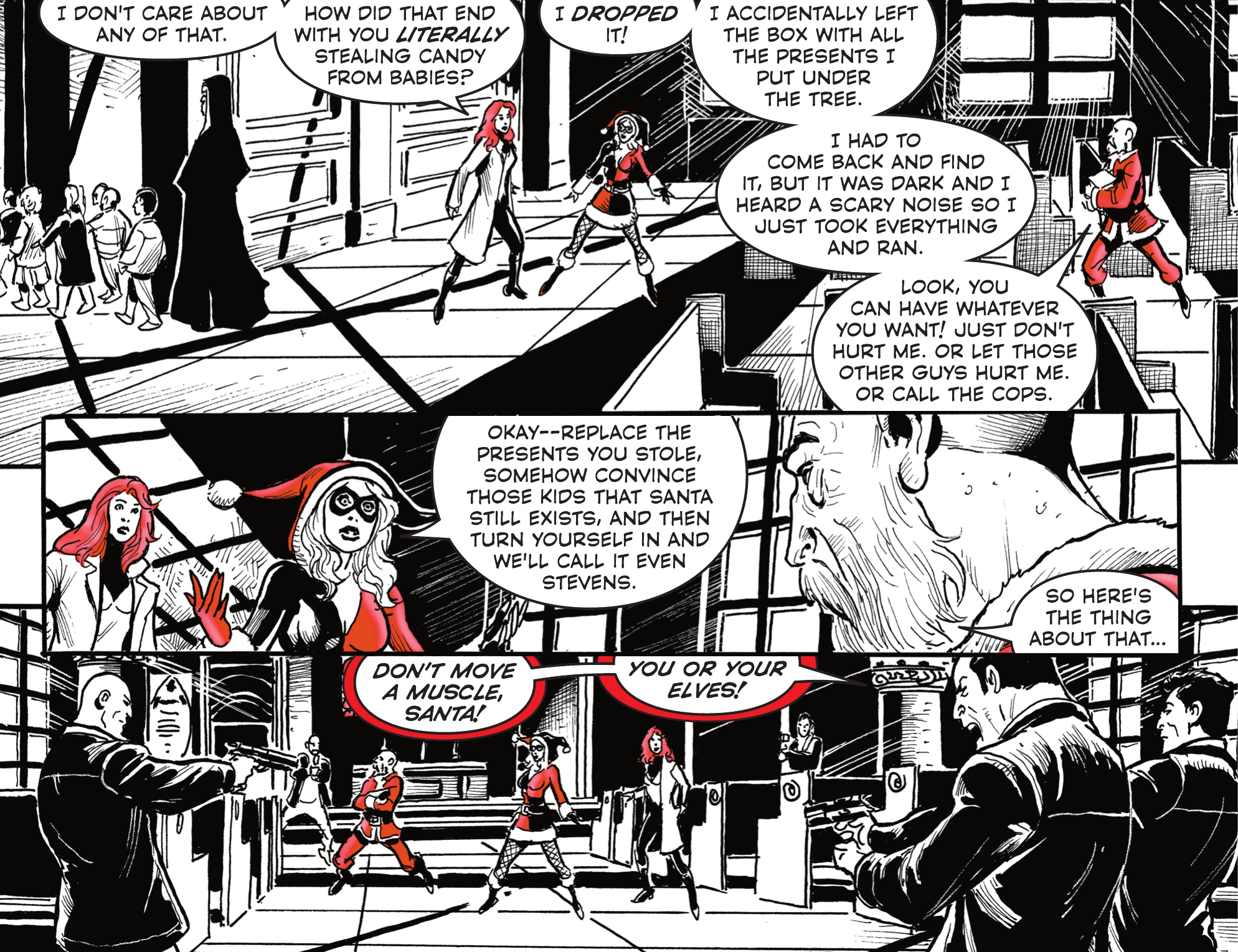 Read online Harley Quinn Black   White   Red comic -  Issue #17 - 18