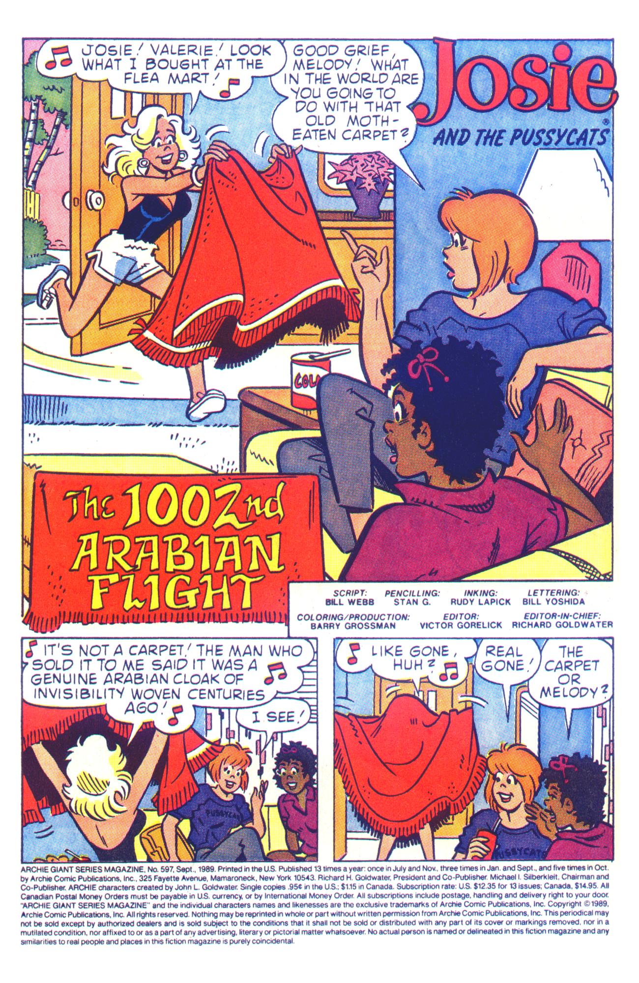 Read online Archie Giant Series Magazine comic -  Issue #597 - 3