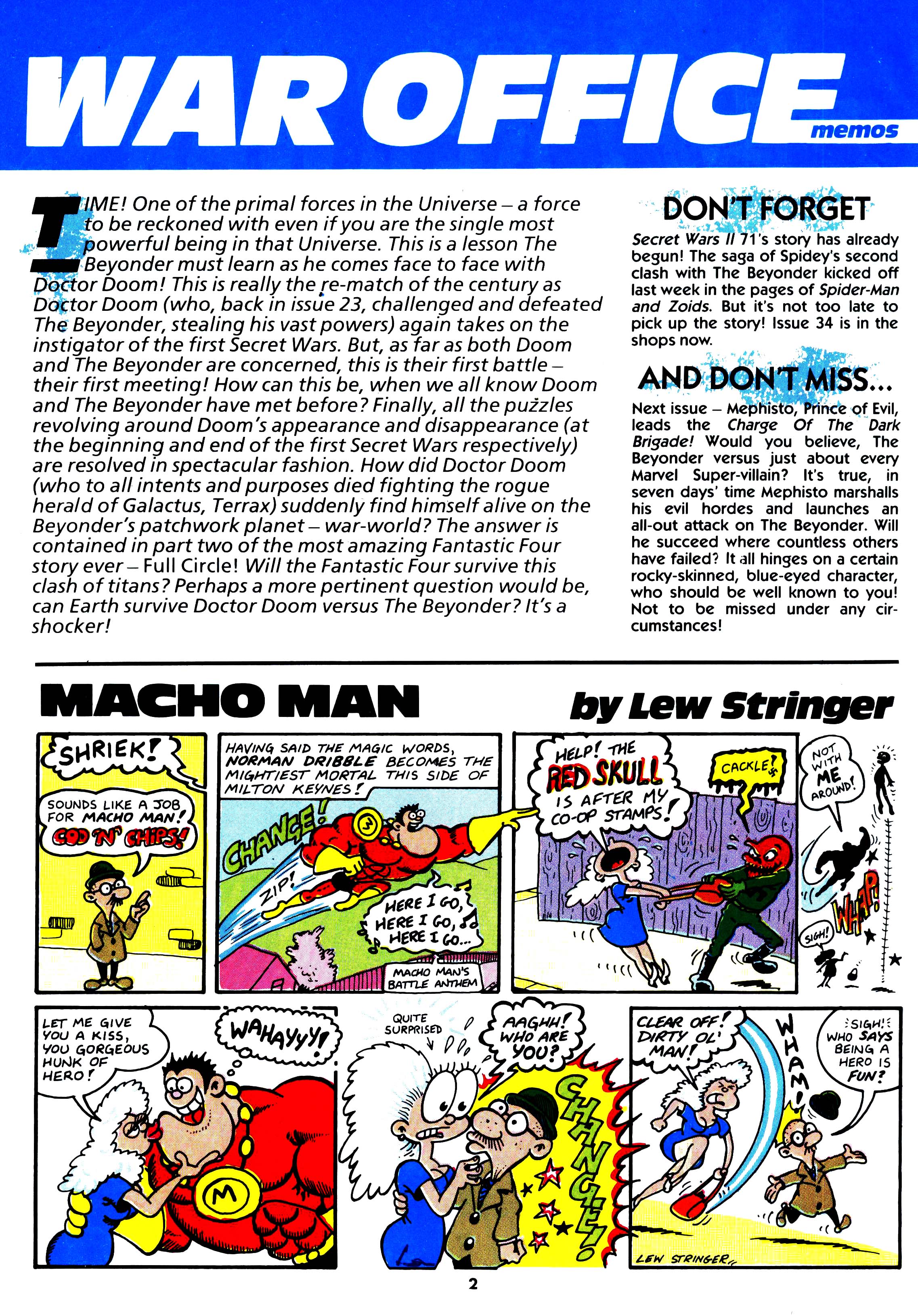 Read online Secret Wars (1985) comic -  Issue #69 - 2