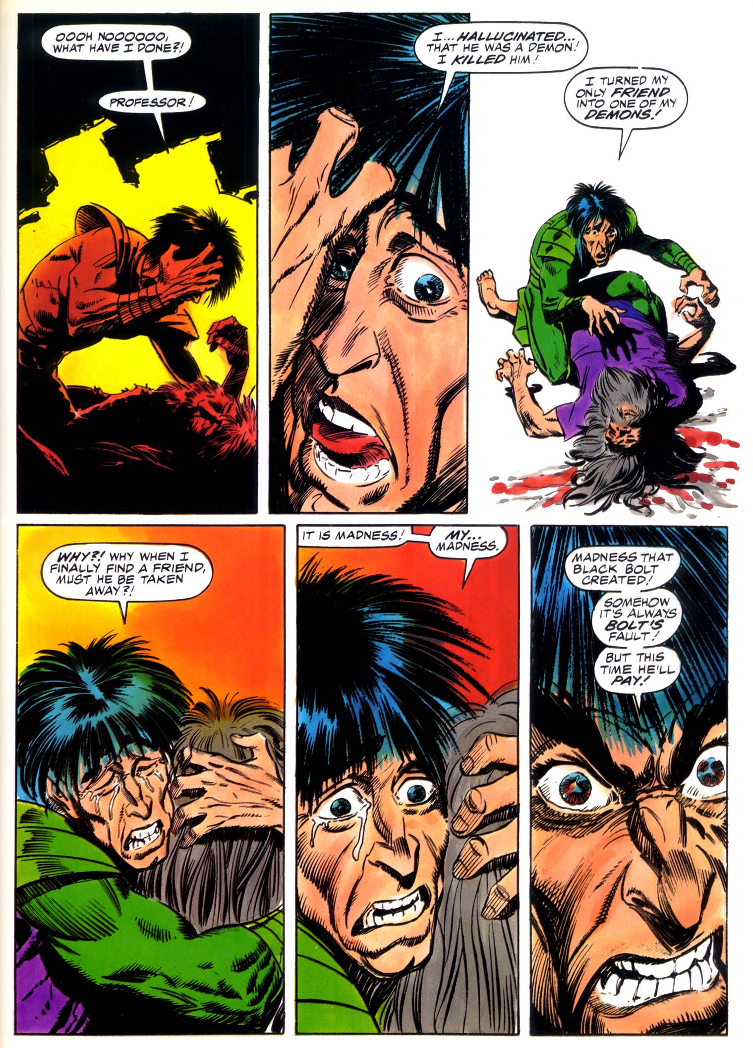 Read online Marvel Graphic Novel comic -  Issue #39 - The Inhumans - 51