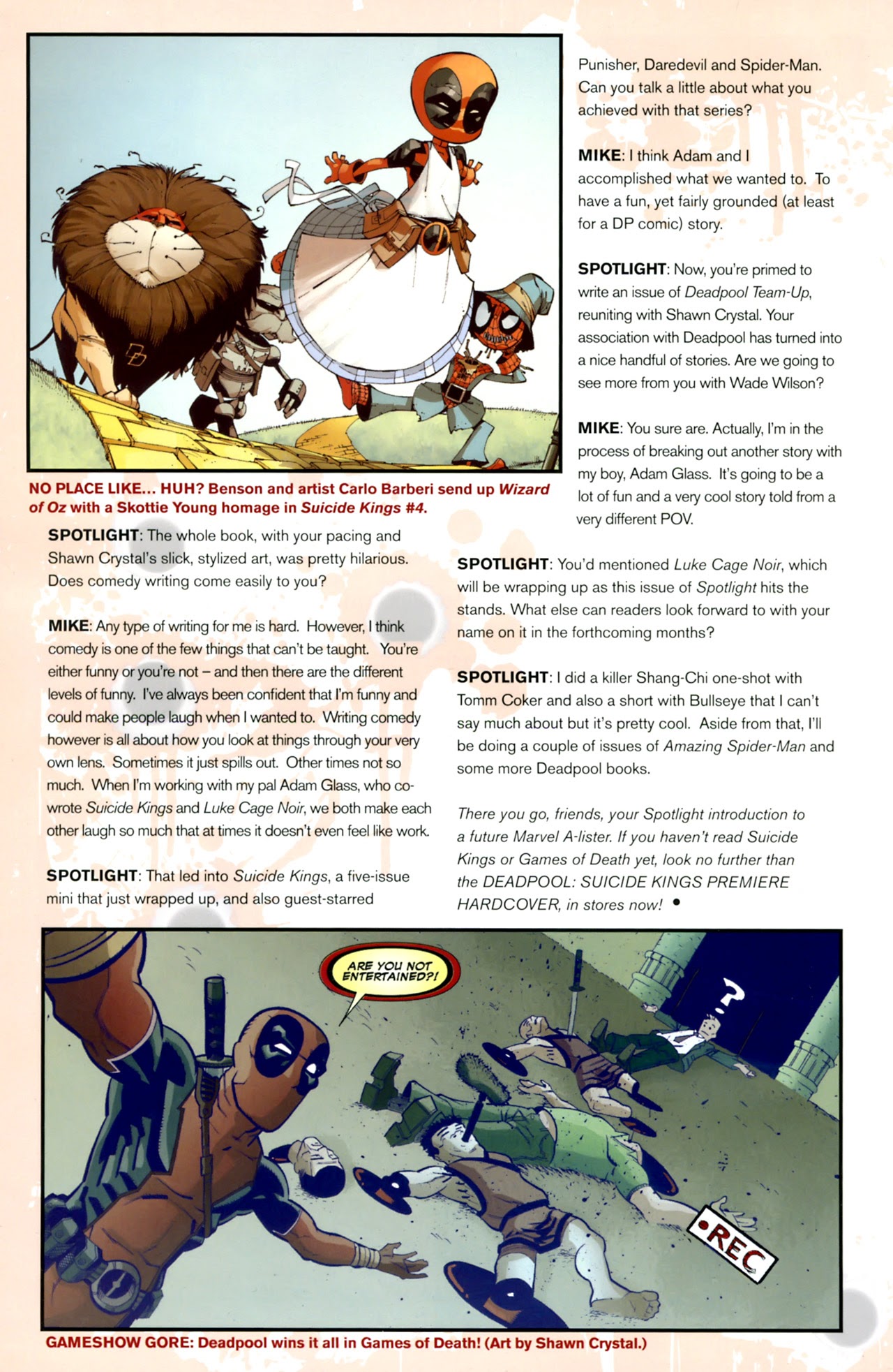 Read online Marvel Spotlight: Deadpool comic -  Issue # Full - 28