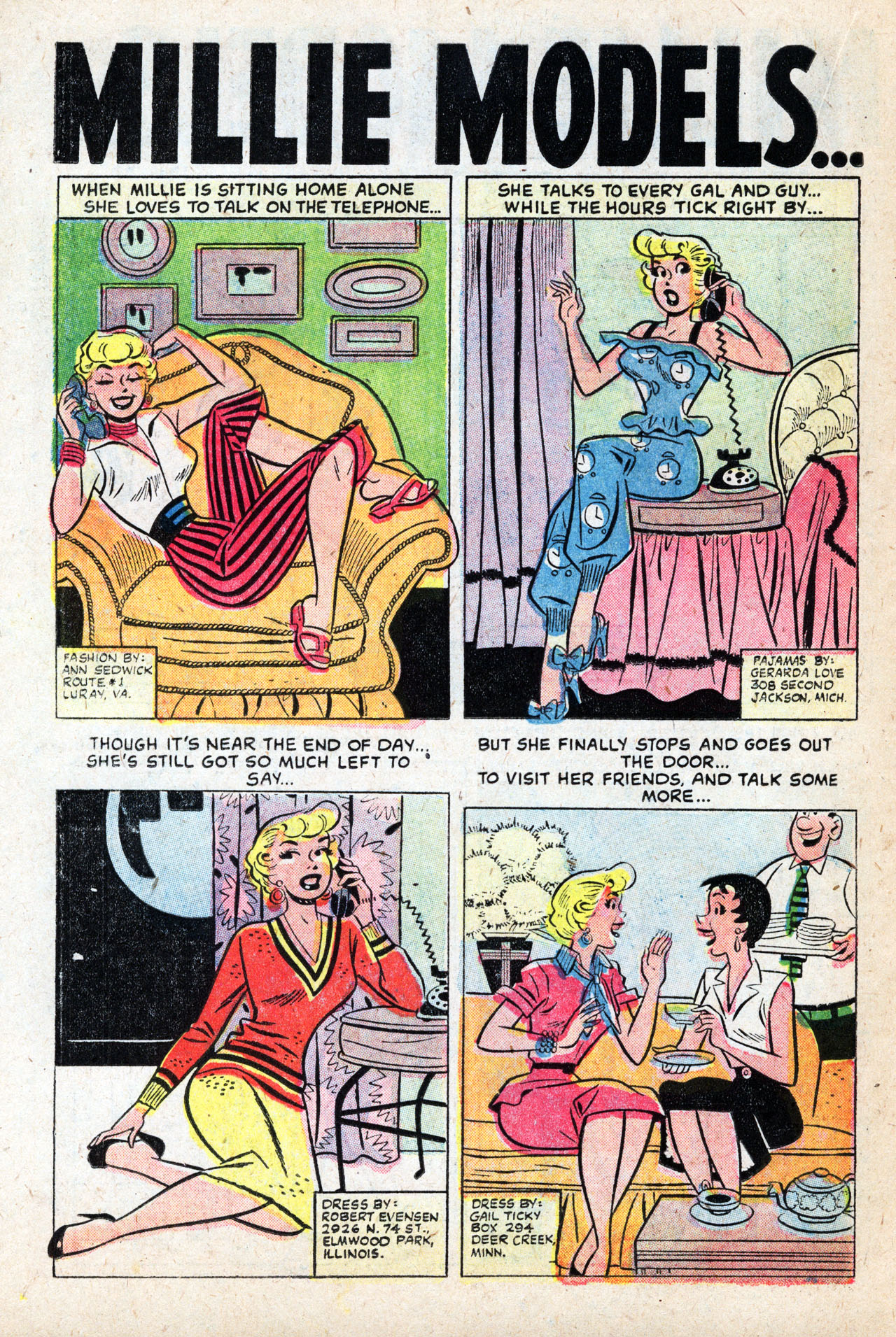 Read online Millie the Model comic -  Issue #63 - 22