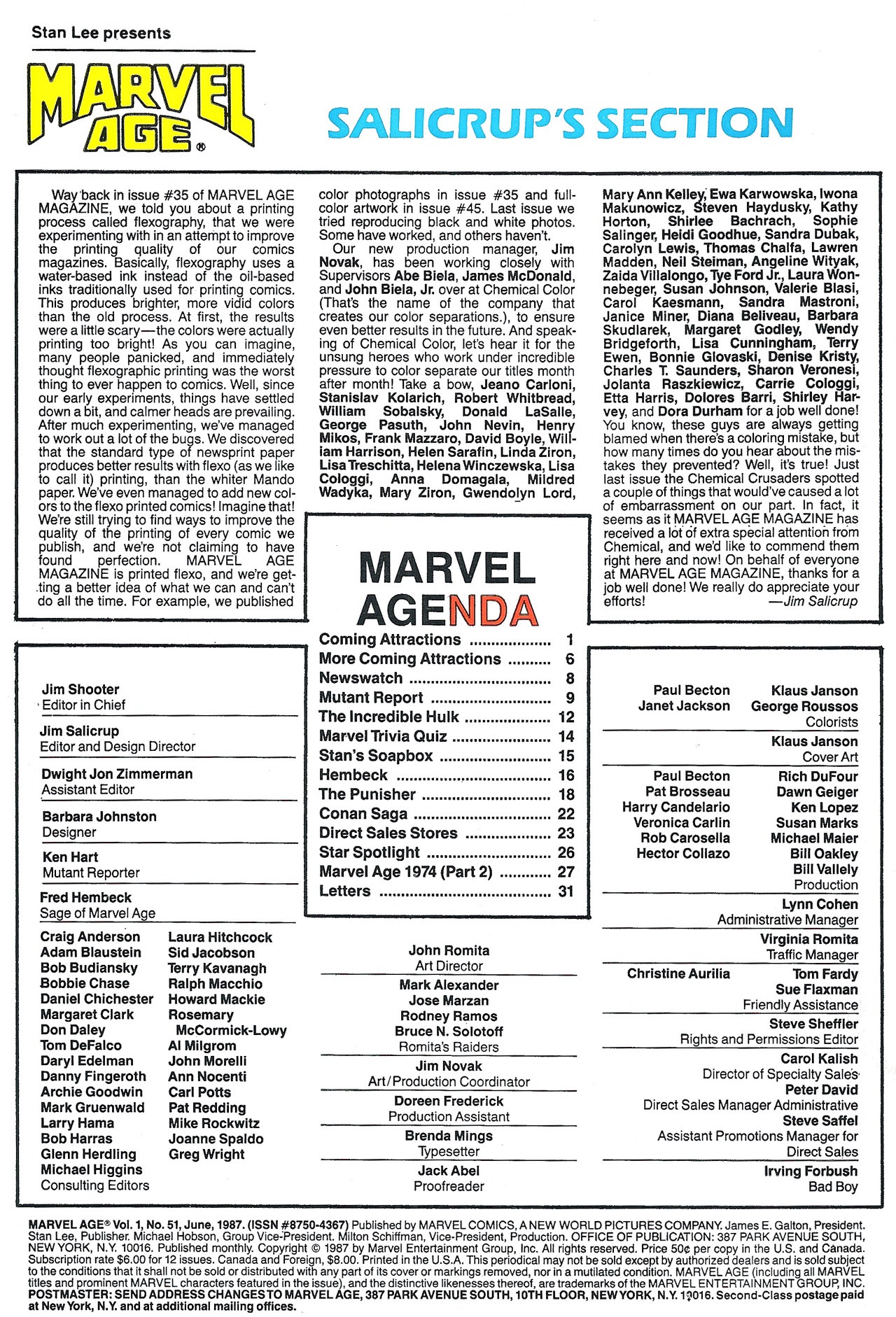 Read online Marvel Age comic -  Issue #51 - 2