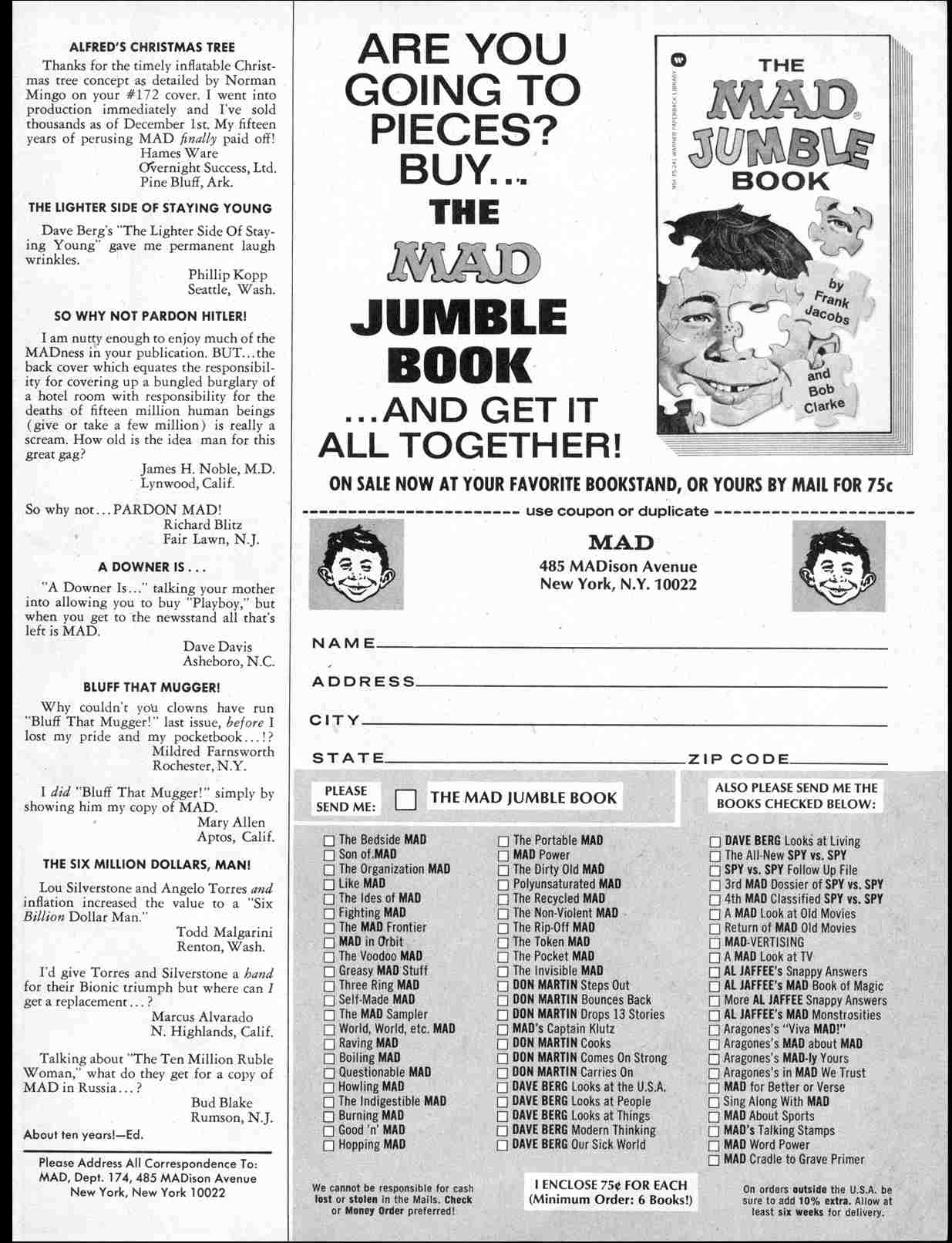 Read online MAD comic -  Issue #174 - 5