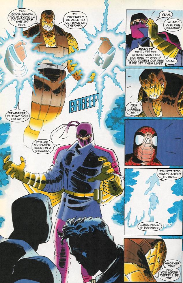 Read online Spider-Man (1990) comic -  Issue #87 - Enemies ...A Love Story - 22