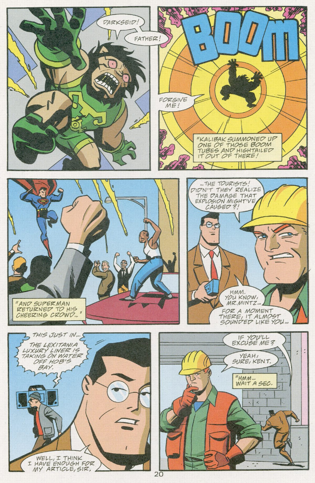 Read online Superman Adventures comic -  Issue #57 - 21