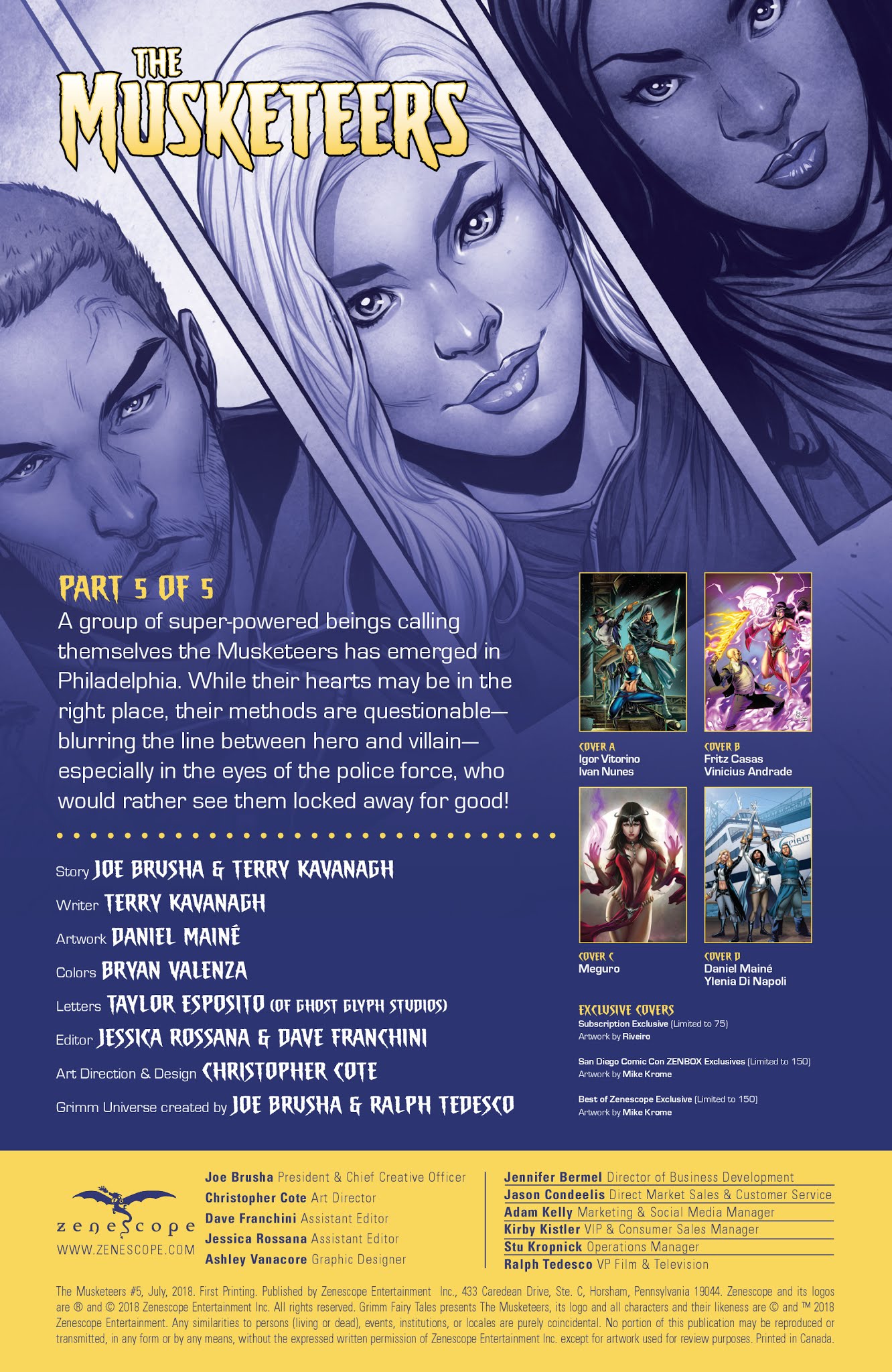 Read online The Musketeers comic -  Issue #5 - 2
