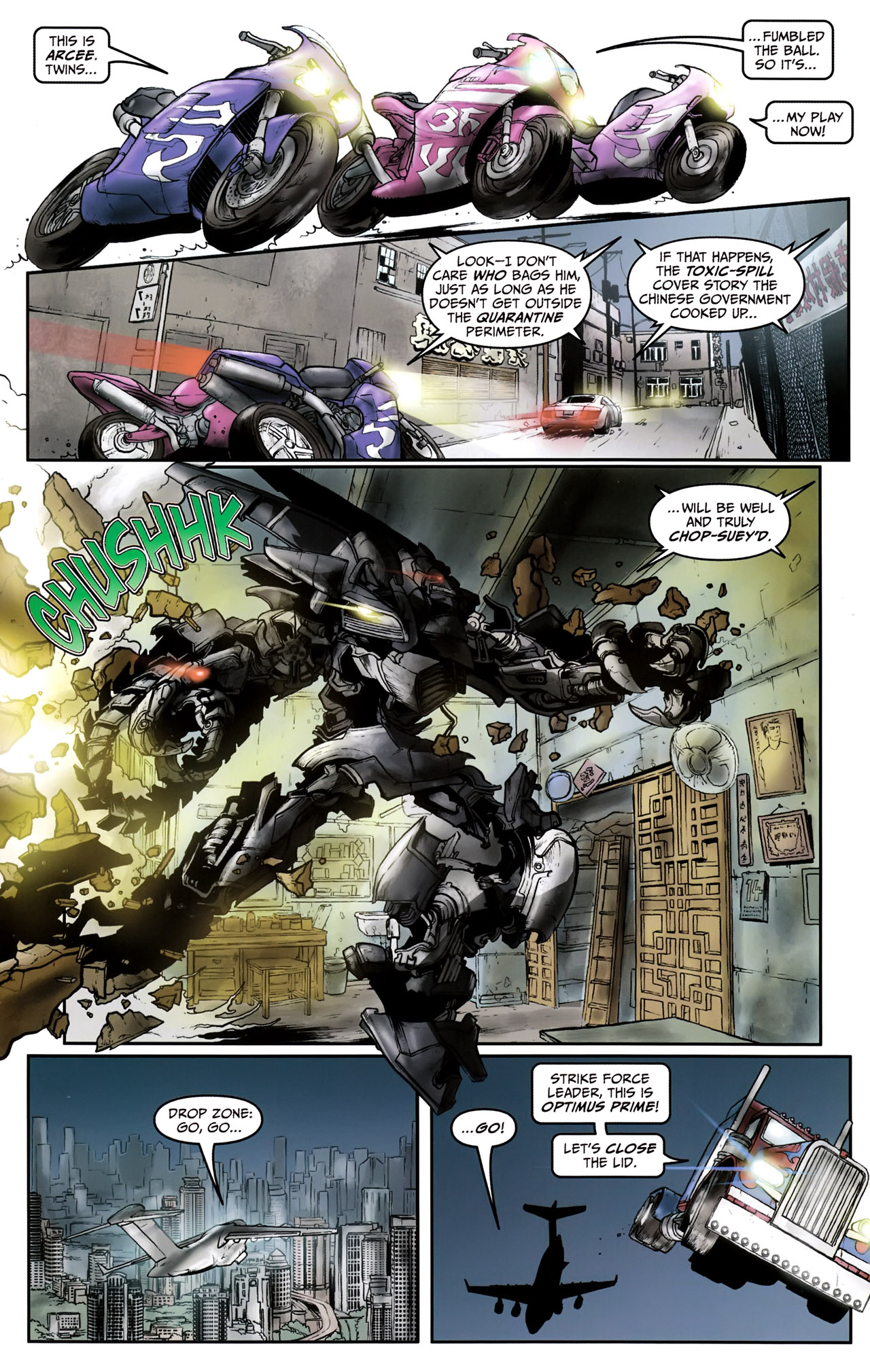 Read online Transformers: Revenge of the Fallen — Official Movie Adaptation comic -  Issue #1 - 7