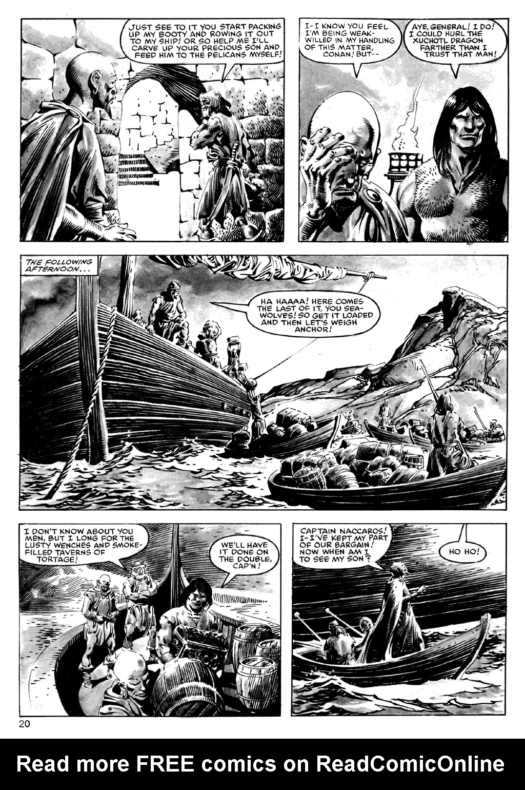 Read online The Savage Sword Of Conan comic -  Issue #101 - 20