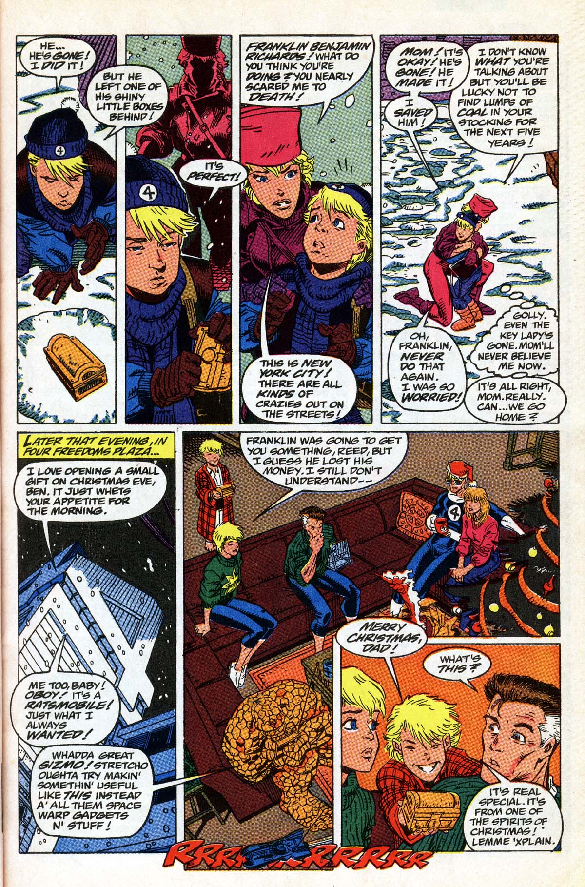 Read online Marvel Holiday Special (1991) comic -  Issue #1991 - 20