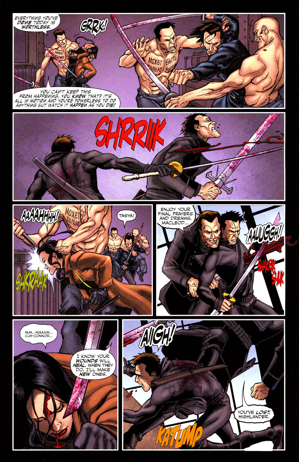 Read online Highlander comic -  Issue #4 - 17