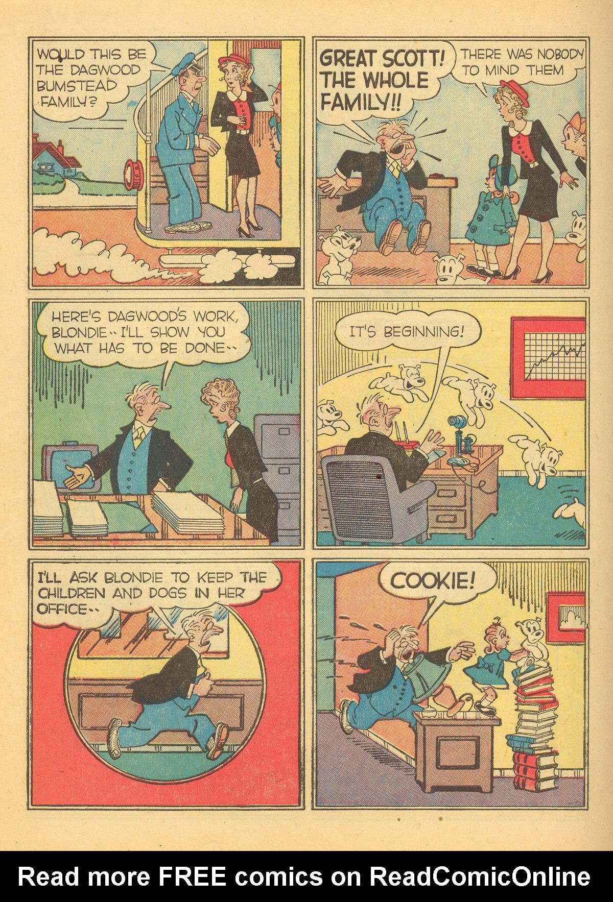 Read online Blondie Comics (1947) comic -  Issue #3 - 30