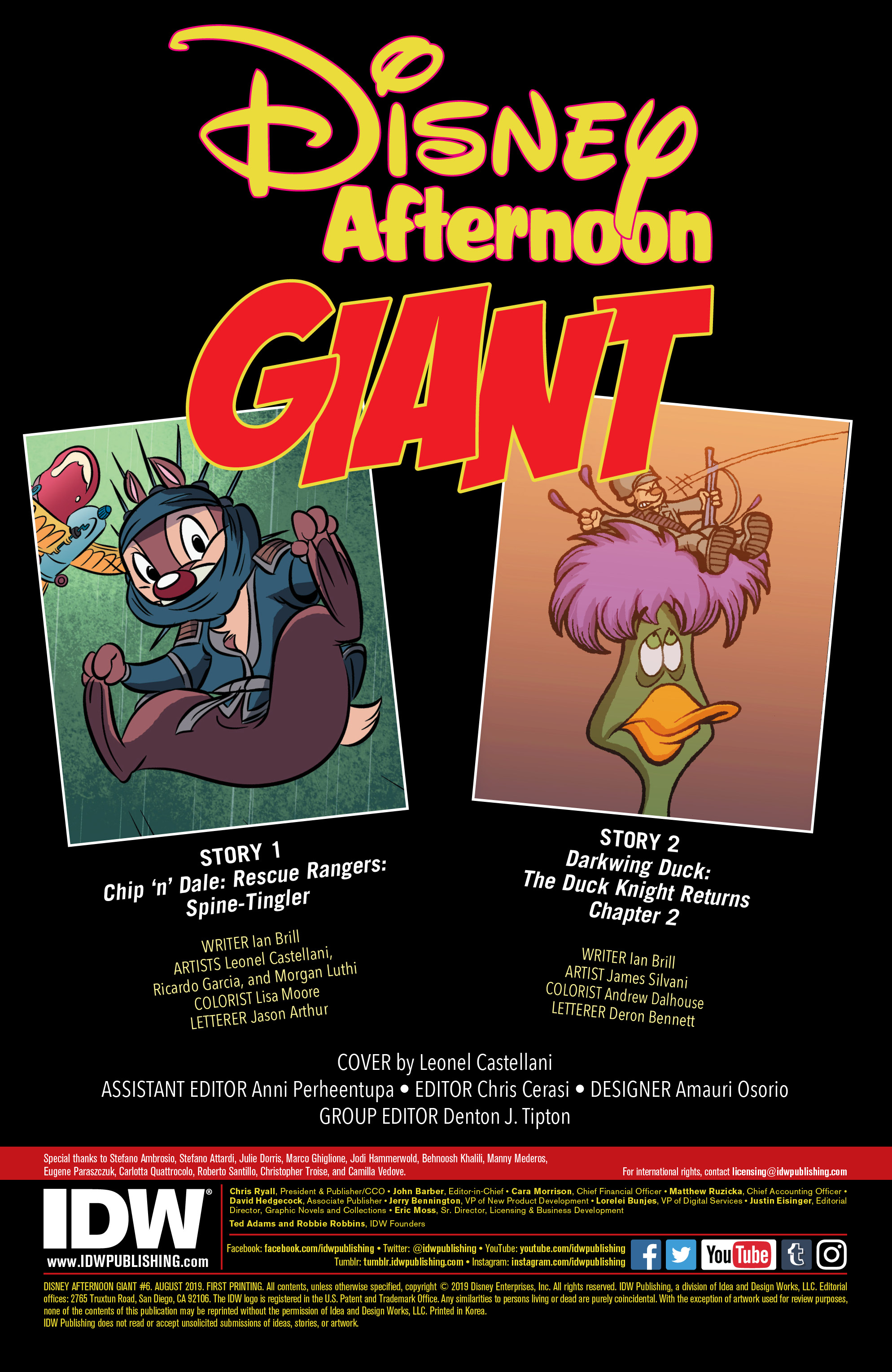 Read online Disney Afternoon Giant comic -  Issue #6 - 2