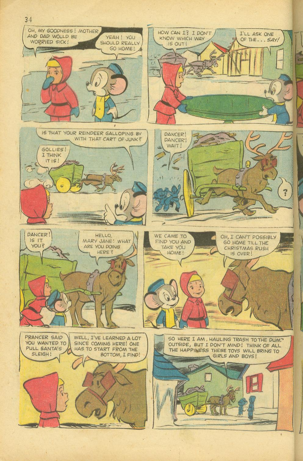 Read online Bugs Bunny's Christmas Funnies comic -  Issue # TPB 7 - 36