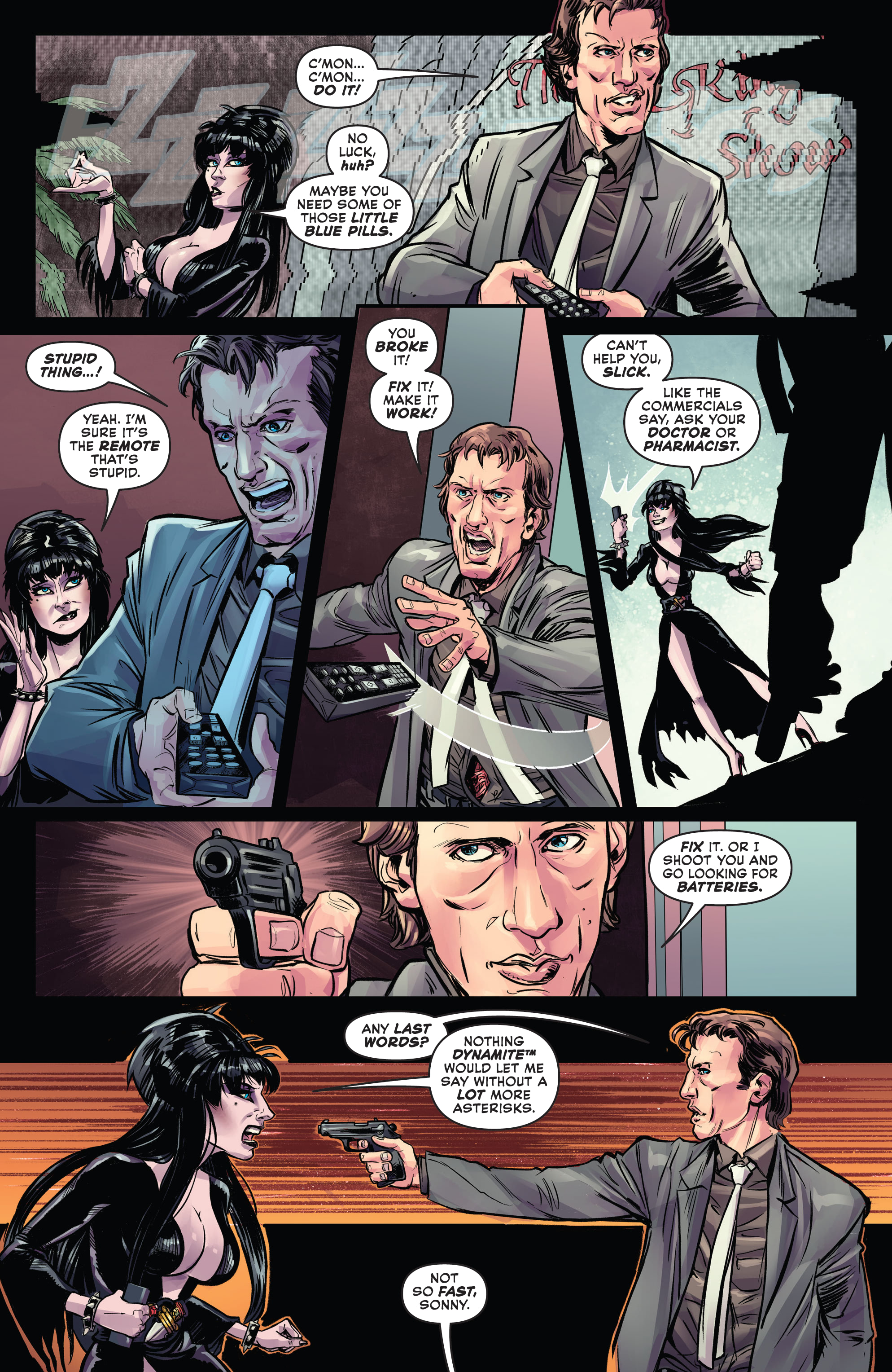 Read online Elvira in Horrorland comic -  Issue #5 - 14