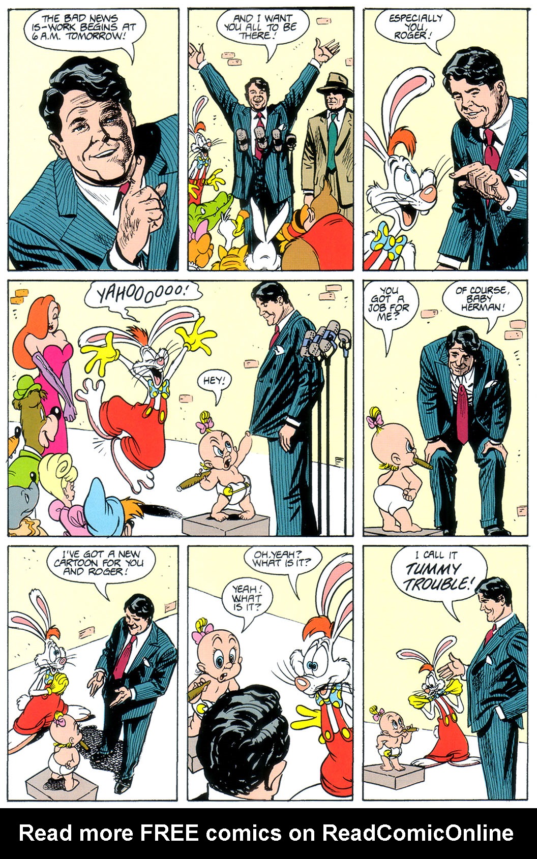 Read online Marvel Graphic Novel comic -  Issue #54 - Roger Rabbit The Resurrection of Doom - 56