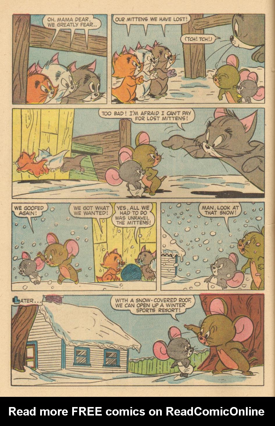 Read online M.G.M.'s Tom and Jerry's Winter Fun comic -  Issue #7 - 68