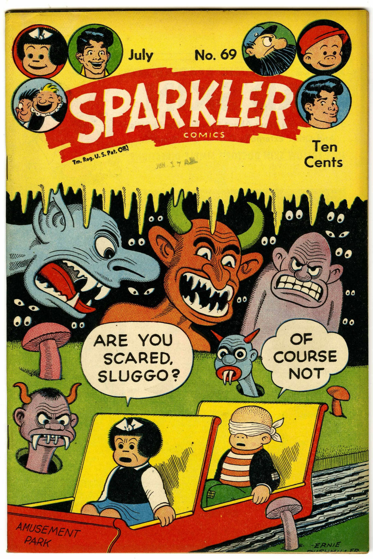 Read online Sparkler Comics comic -  Issue #69 - 1