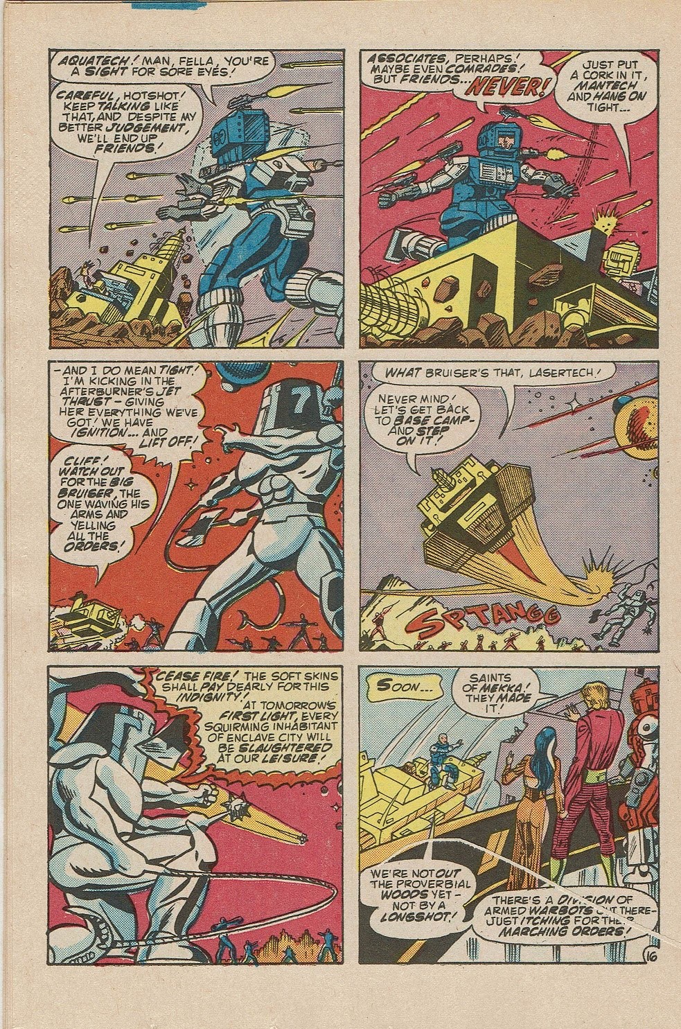 Read online ManTech Robot Warriors comic -  Issue #3 - 22