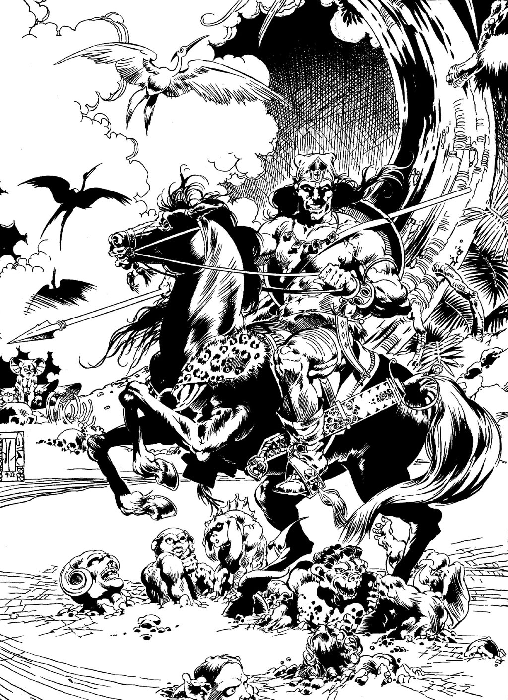Read online The Savage Sword Of Conan comic -  Issue #85 - 2