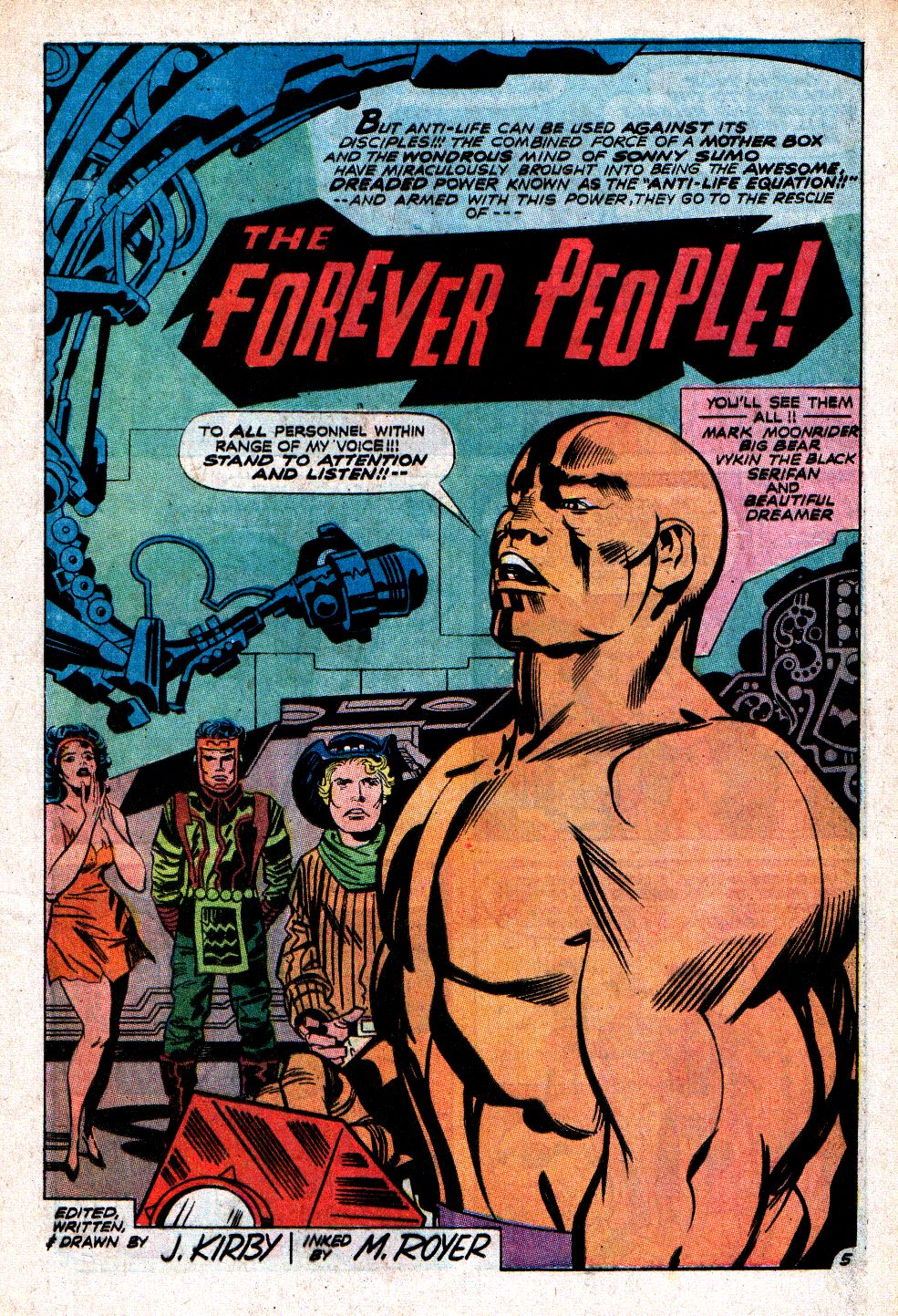 Read online Forever People (1971) comic -  Issue #6 - 7