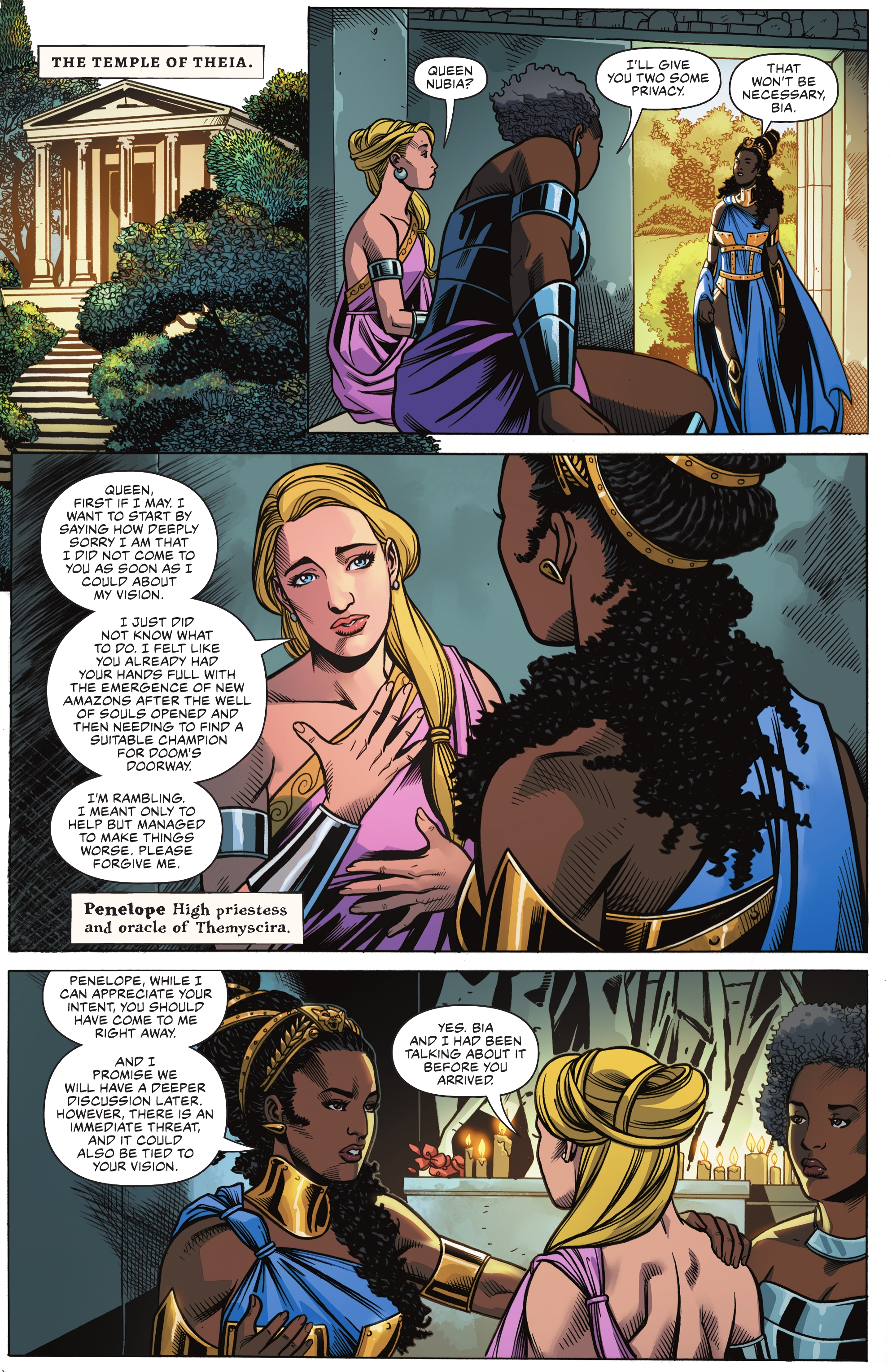 Read online Nubia & the Amazons comic -  Issue #4 - 9