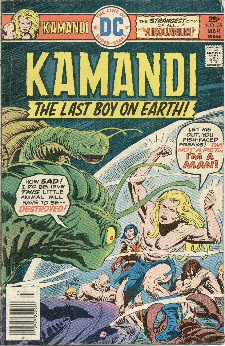 Read online Kamandi, The Last Boy On Earth comic -  Issue #39 - 1