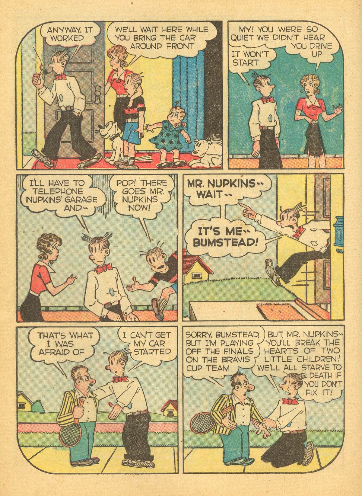 Read online Blondie Comics (1947) comic -  Issue #3 - 8