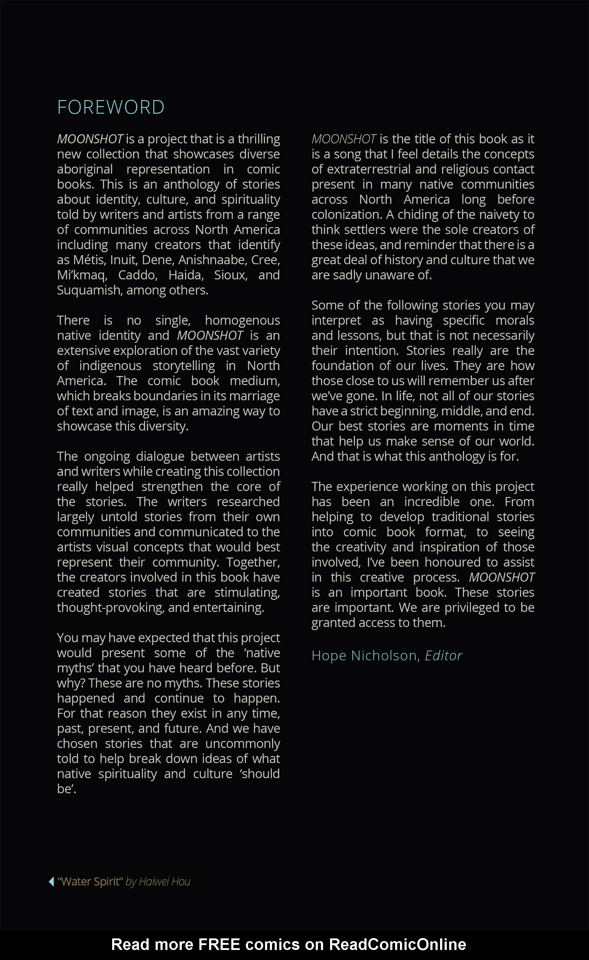 Read online Moonshot: The Indigenous Comics Collection comic -  Issue # TPB 1 (Part 1) - 6