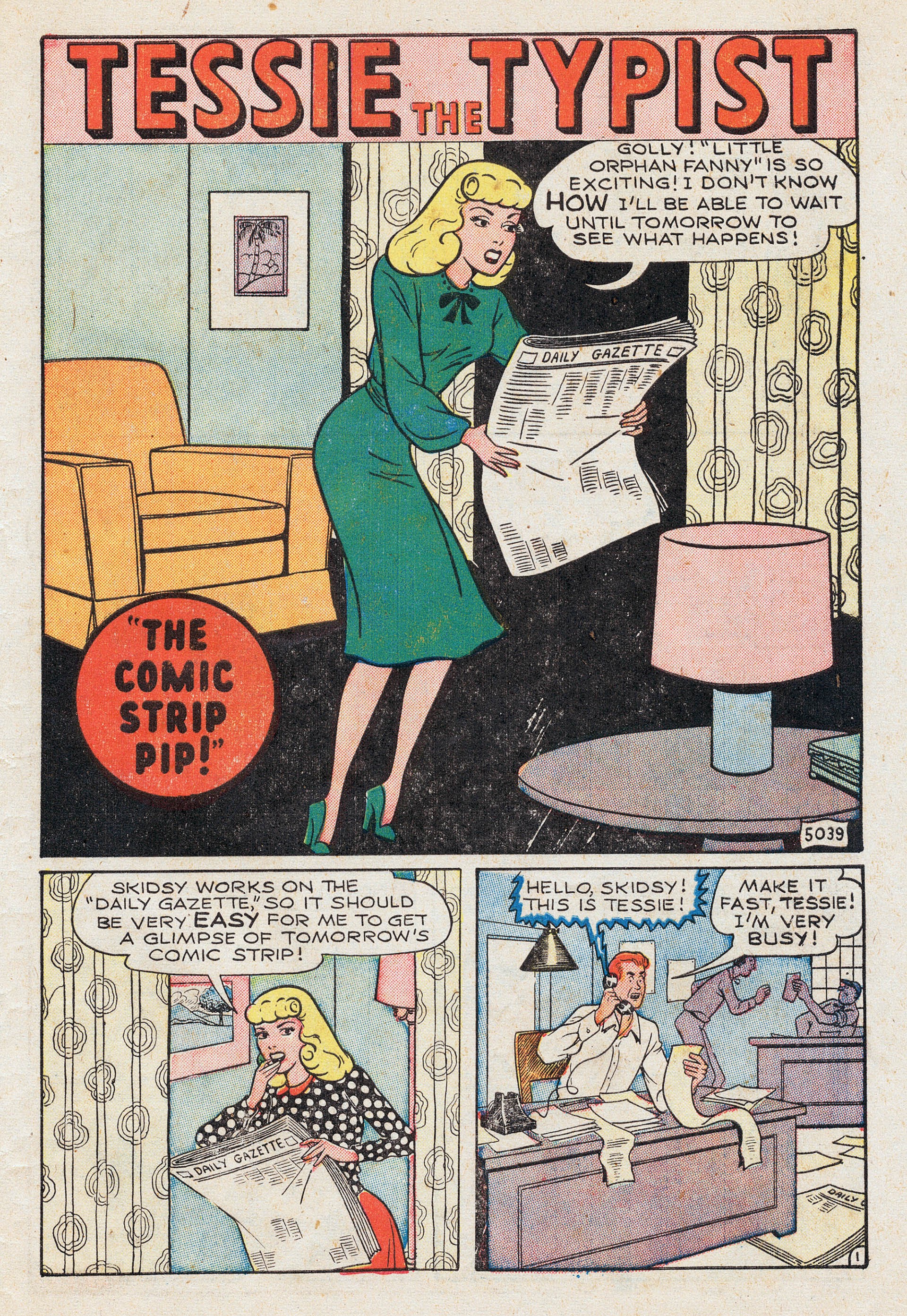 Read online Tessie the Typist comic -  Issue #22 - 41