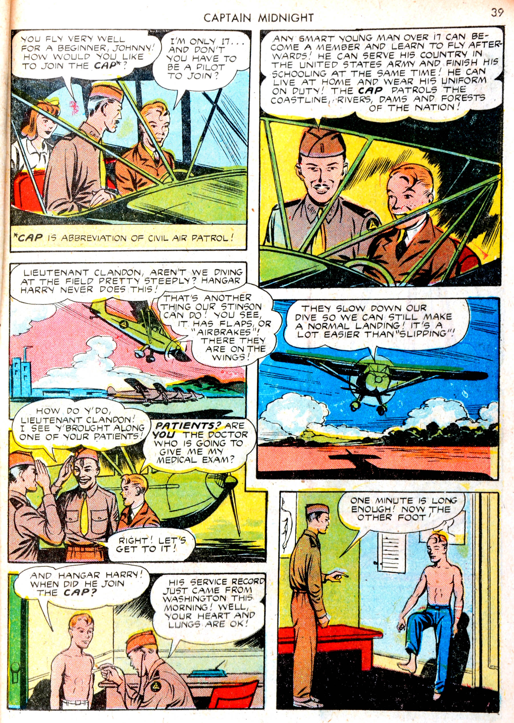 Read online Captain Midnight (1942) comic -  Issue #13 - 38