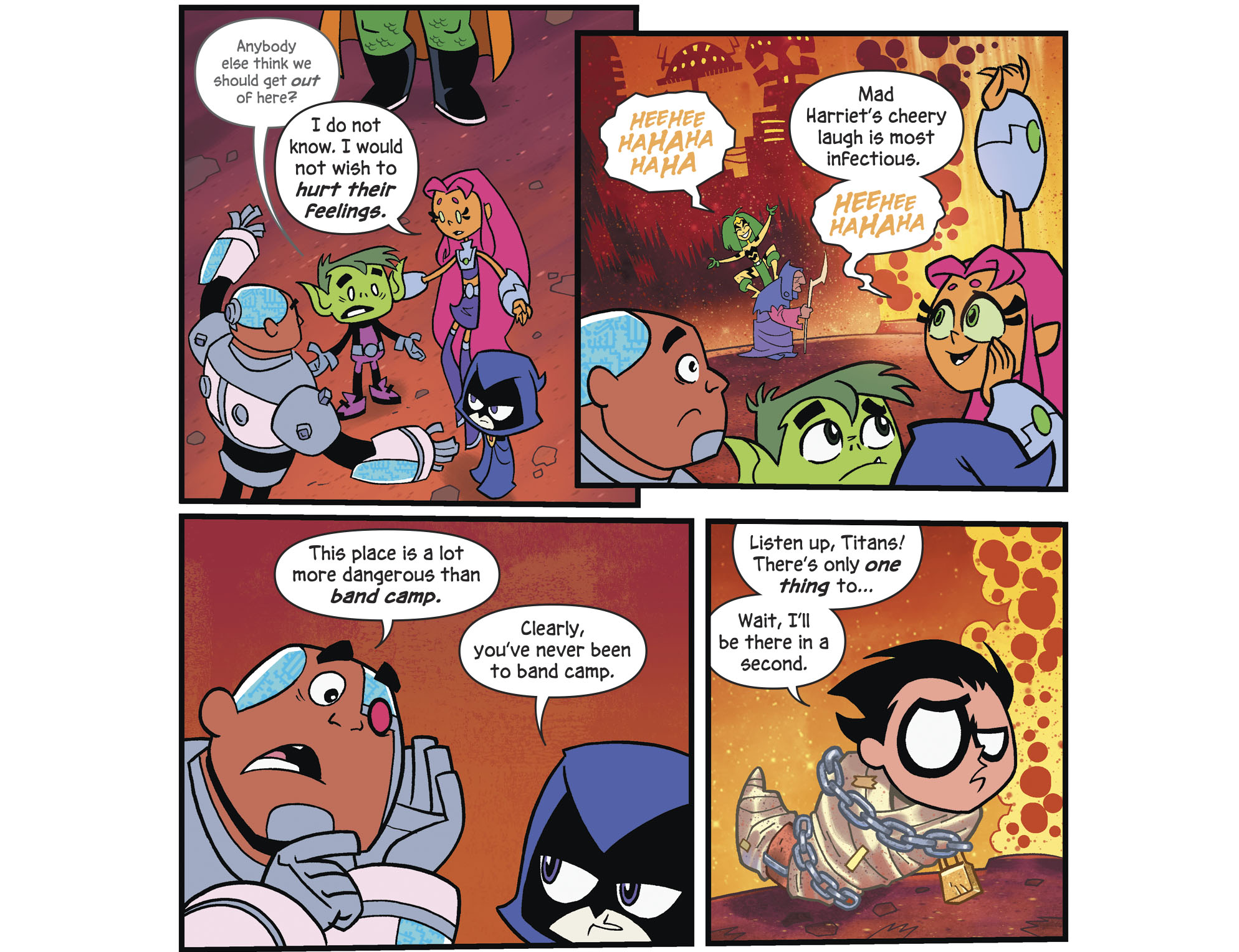 Read online Teen Titans Go! To Camp comic -  Issue #3 - 20