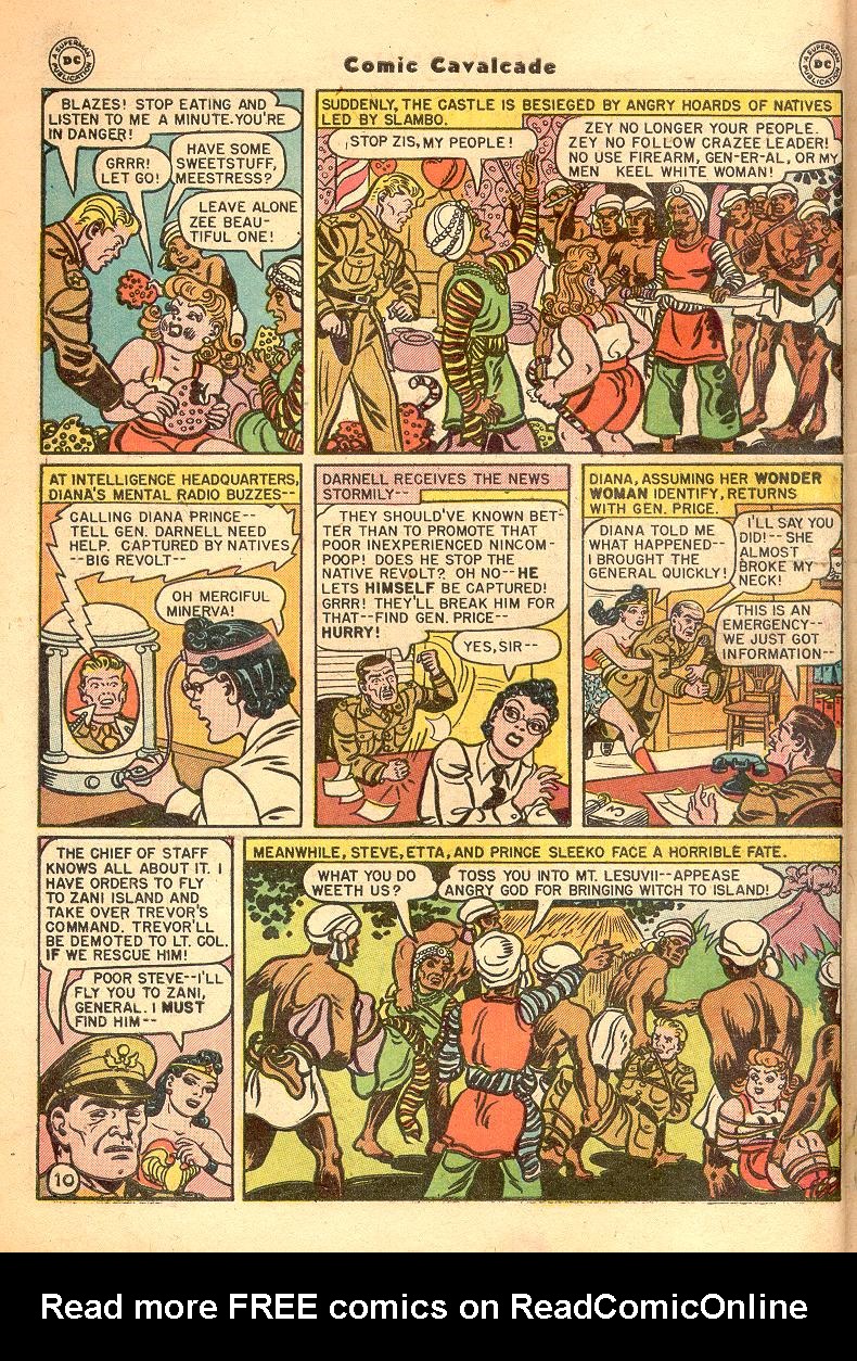 Read online Comic Cavalcade comic -  Issue #20 - 12