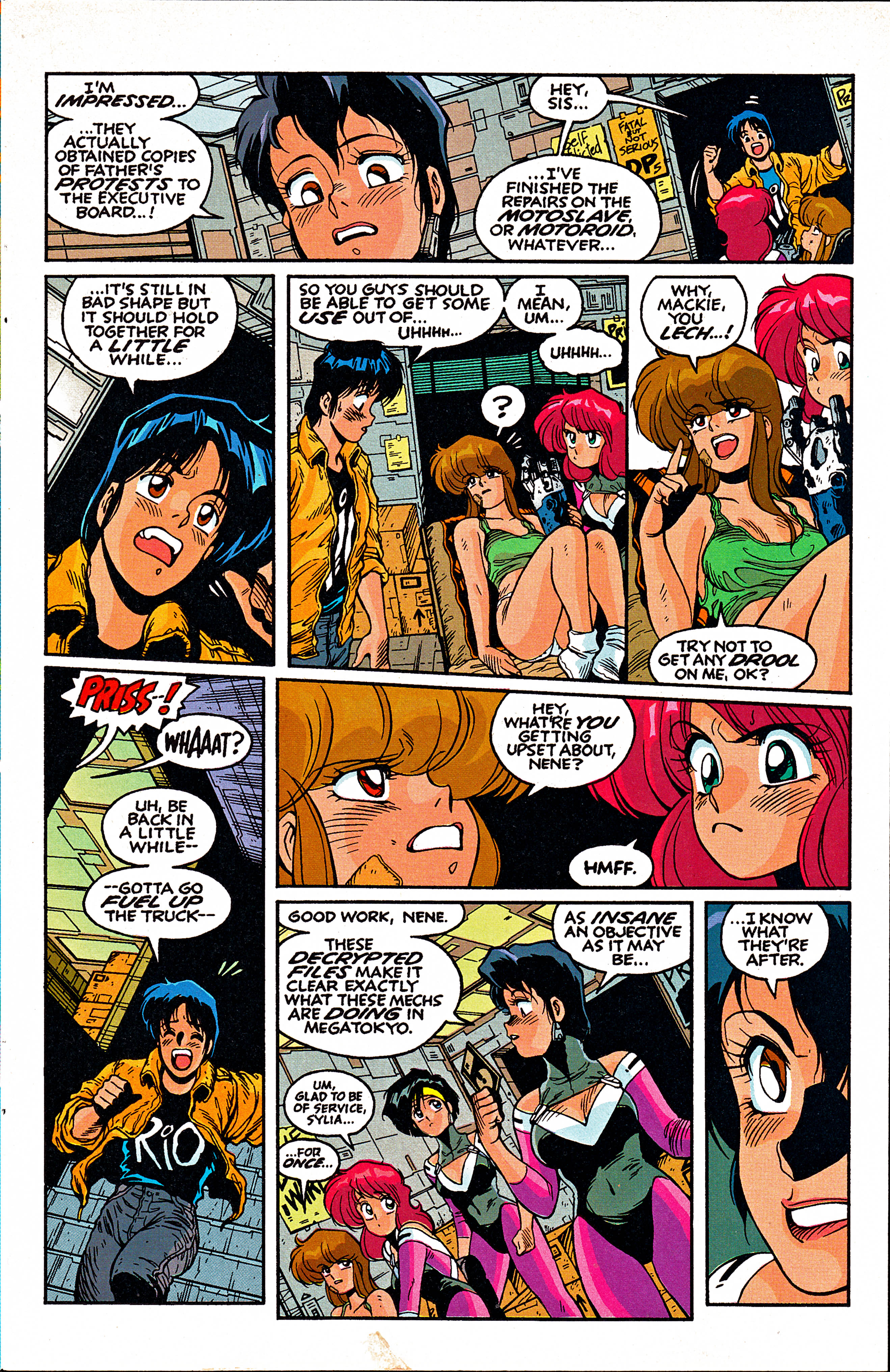 Read online Bubblegum Crisis: Grand Mal comic -  Issue #4 - 8