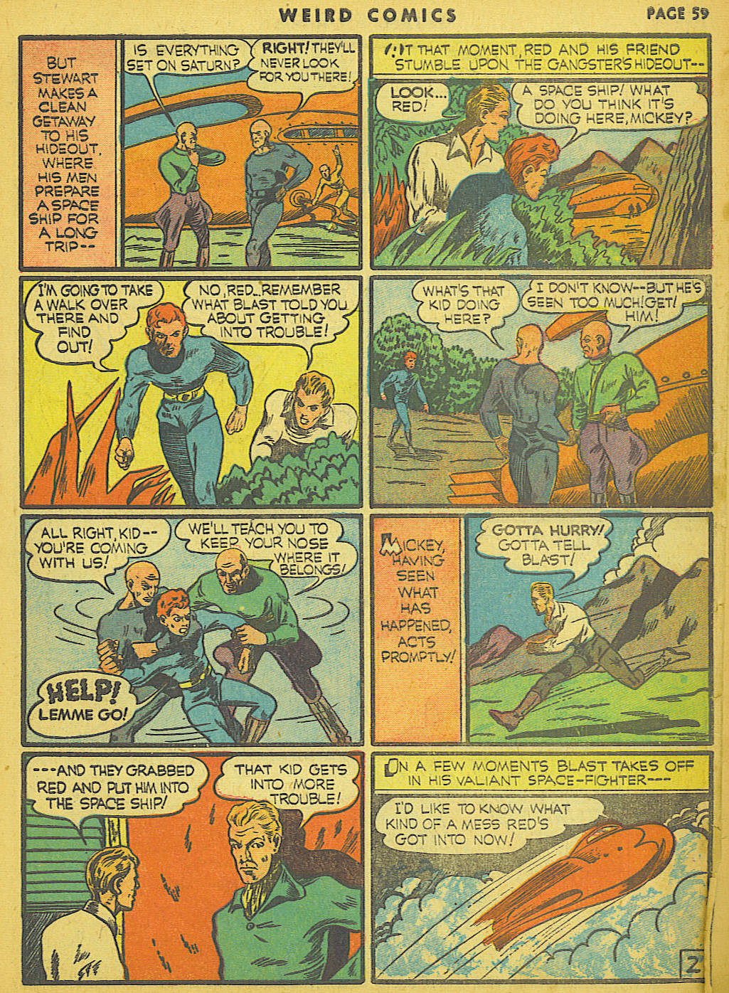 Read online Weird Comics comic -  Issue #11 - 59