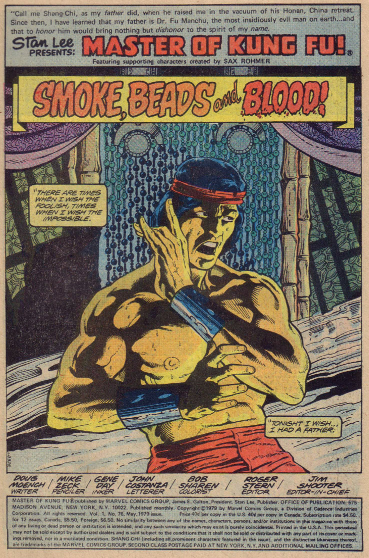Read online Master of Kung Fu (1974) comic -  Issue #76 - 2