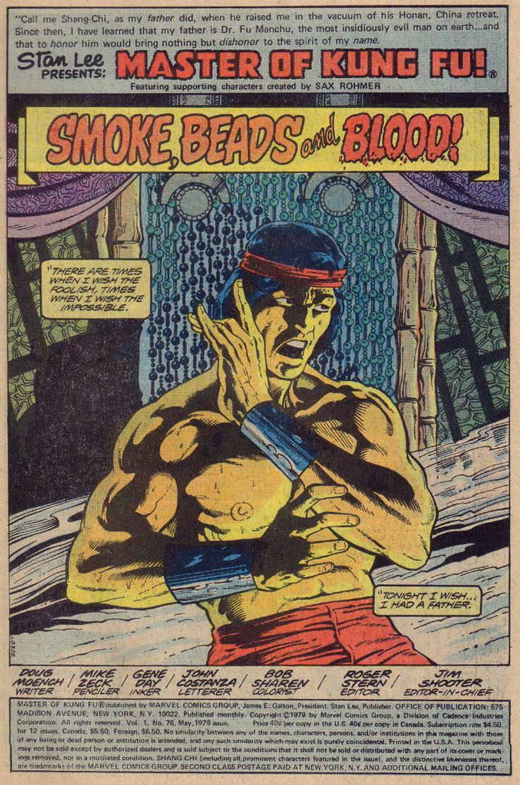 Master of Kung Fu (1974) issue 76 - Page 2