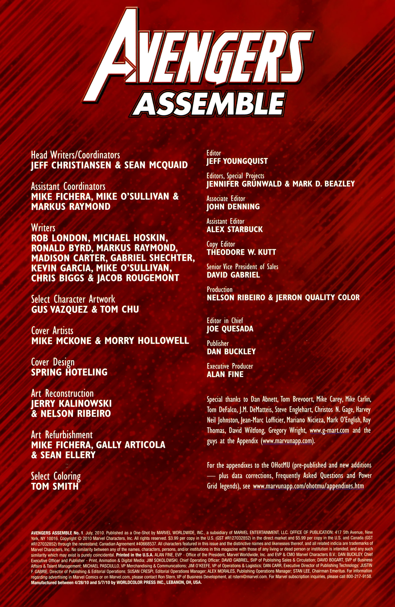 Read online Avengers Assemble (2010) comic -  Issue # Full - 2