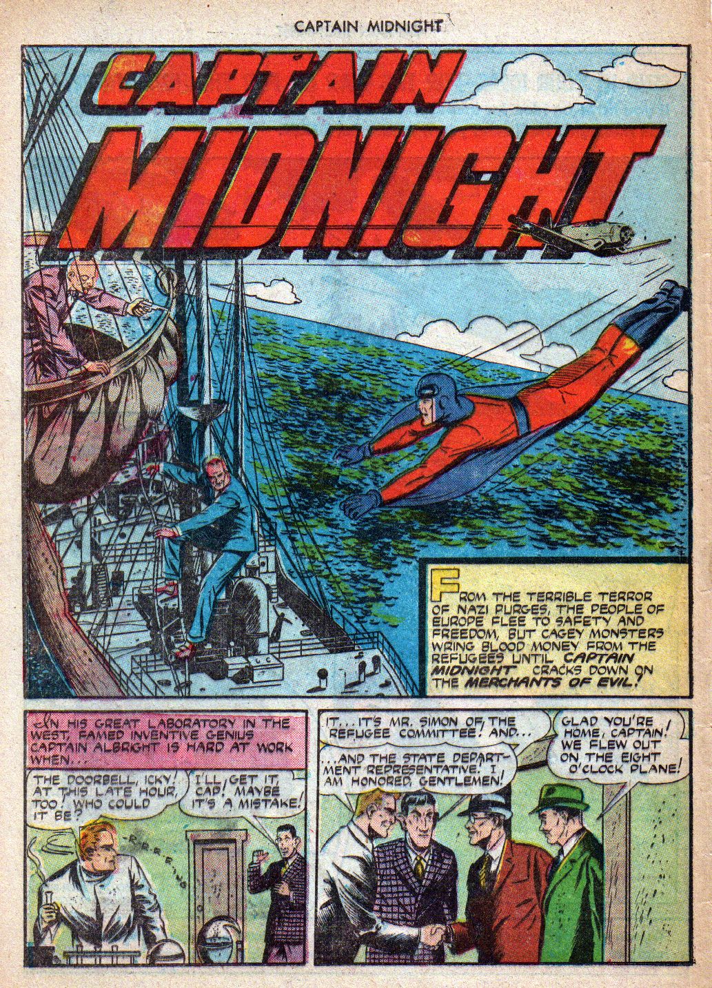 Read online Captain Midnight (1942) comic -  Issue #19 - 36