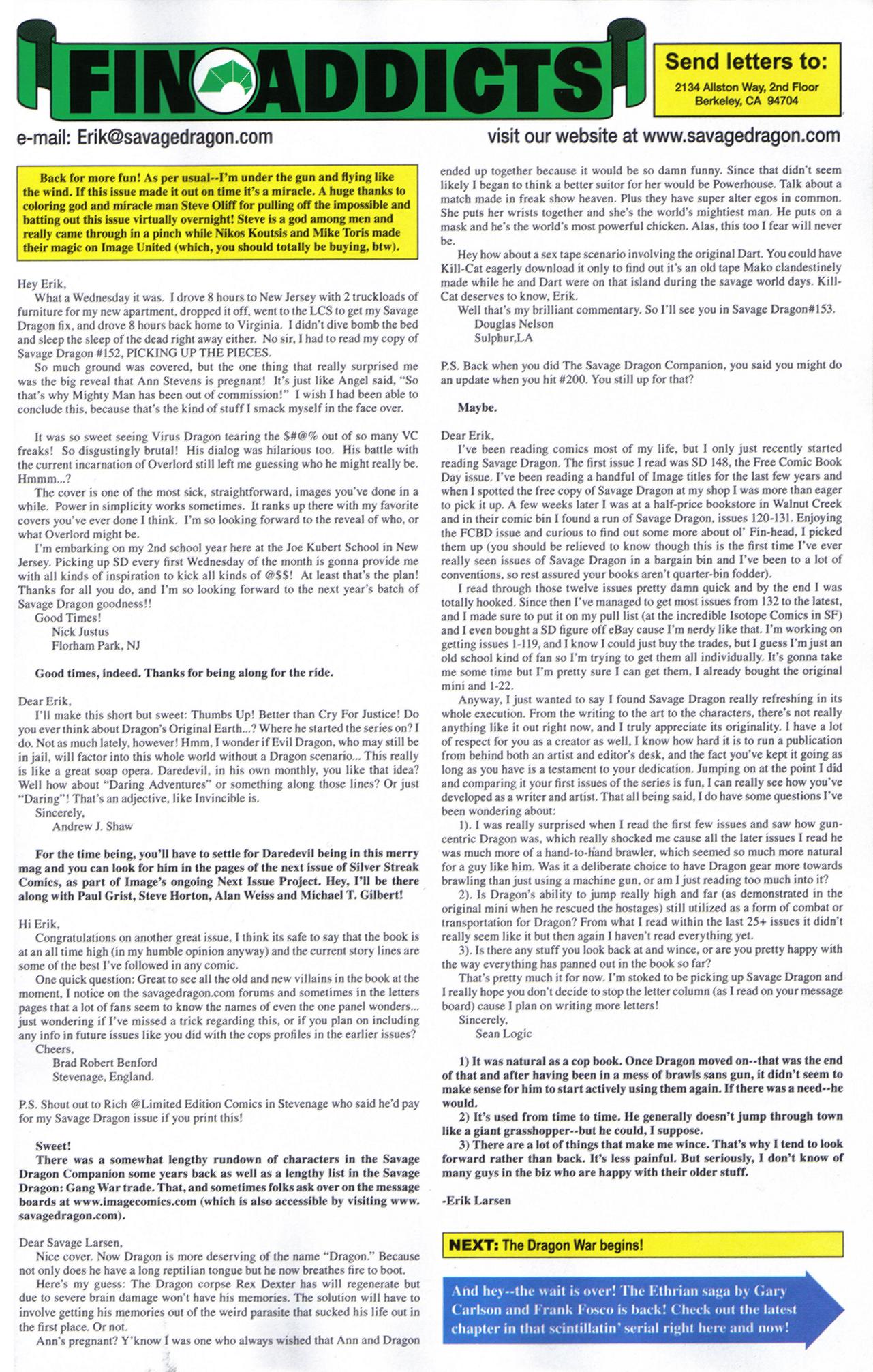 Read online The Savage Dragon (1993) comic -  Issue #154 - 23