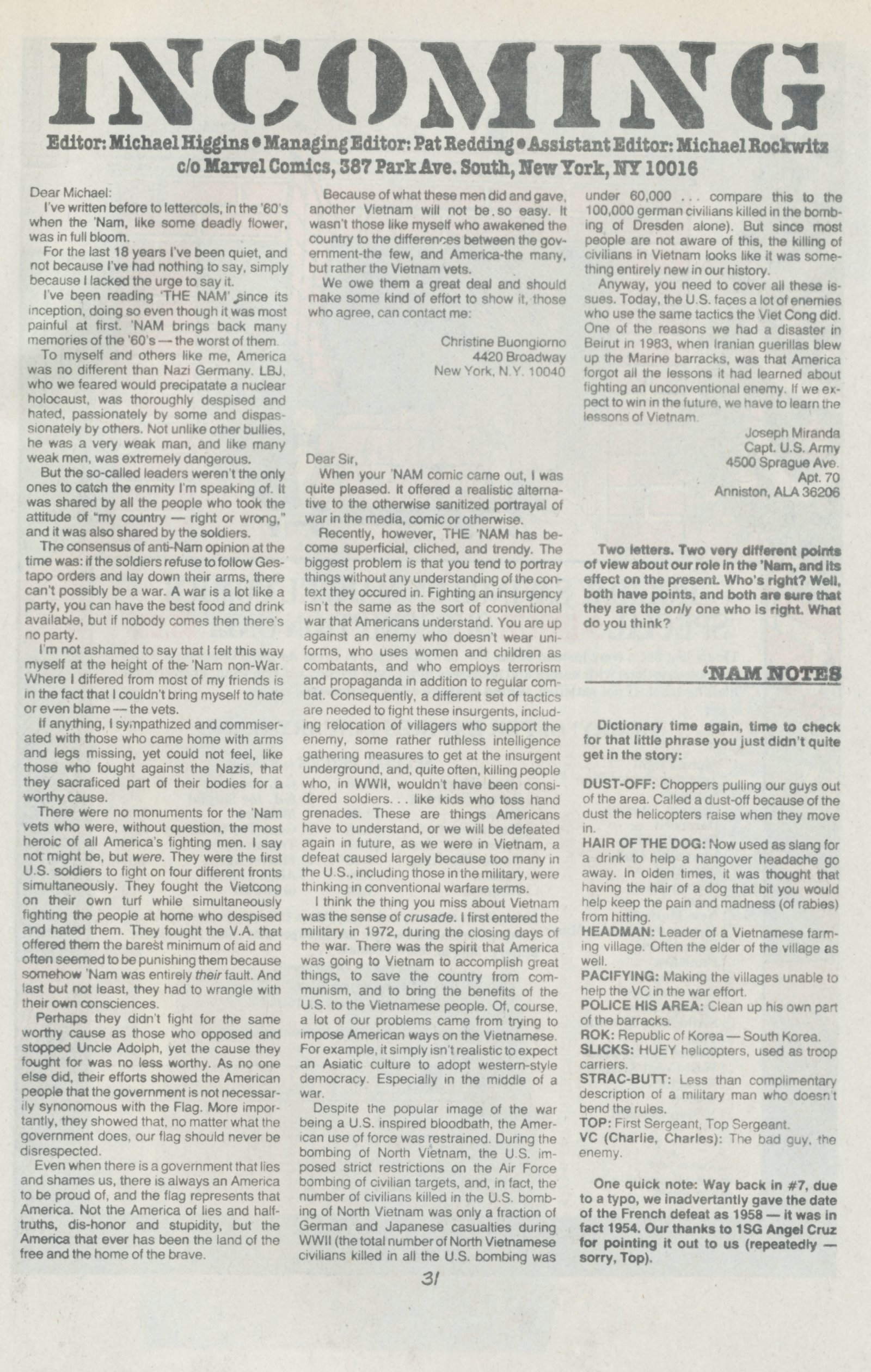 Read online The 'Nam comic -  Issue #16 - 32