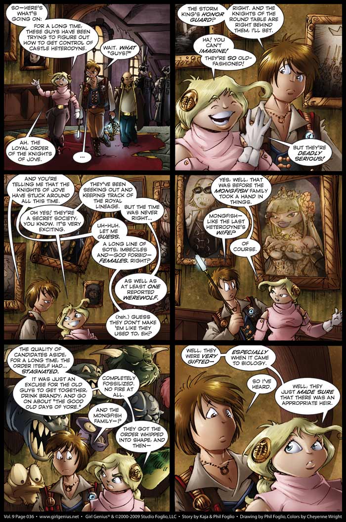 Read online Girl Genius (2002) comic -  Issue #9 - 37