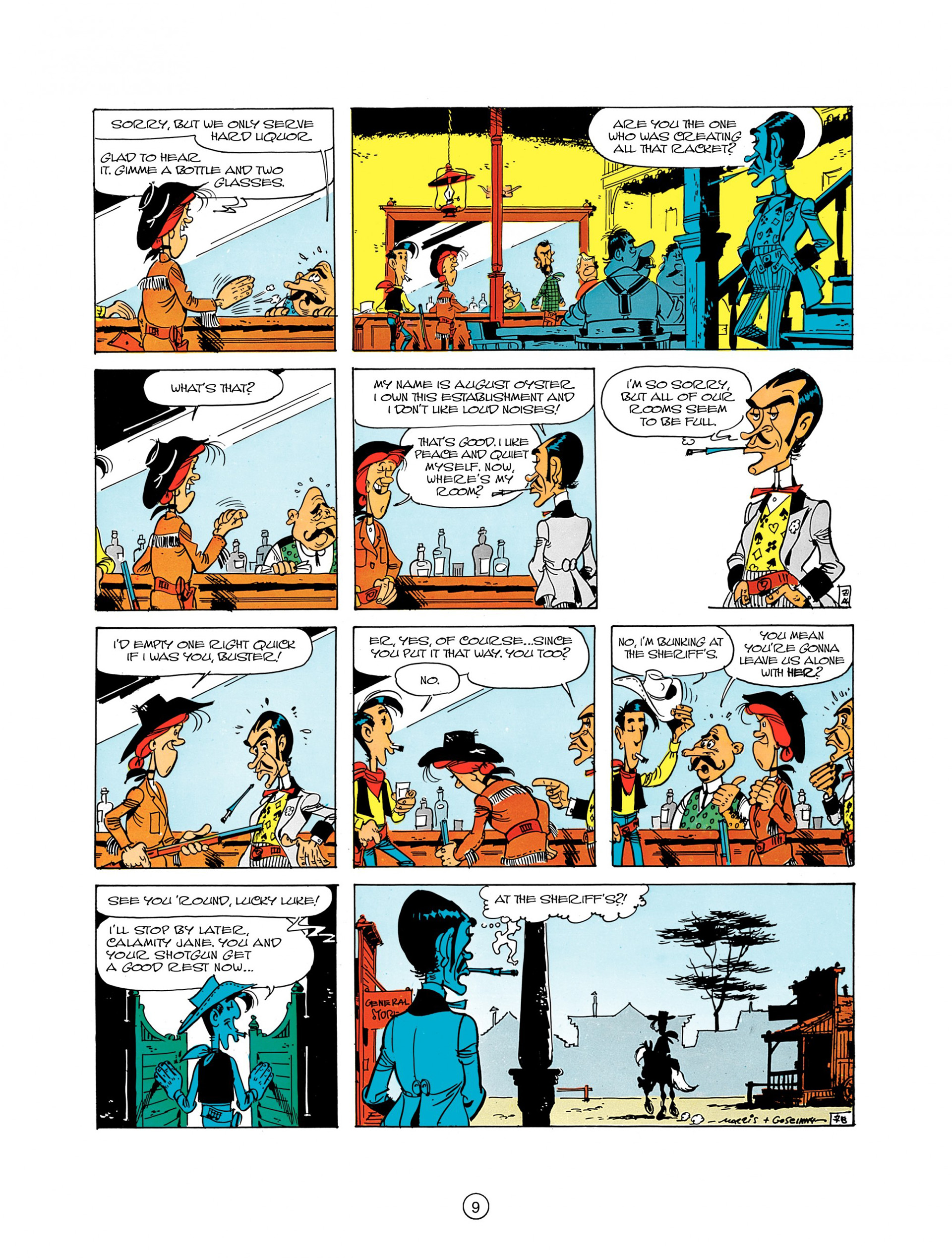 Read online A Lucky Luke Adventure comic -  Issue #8 - 9